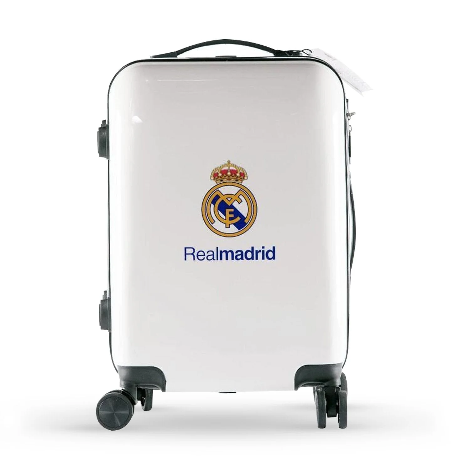 Maleta Cabina 35x55x20 Blanca Real Madrid