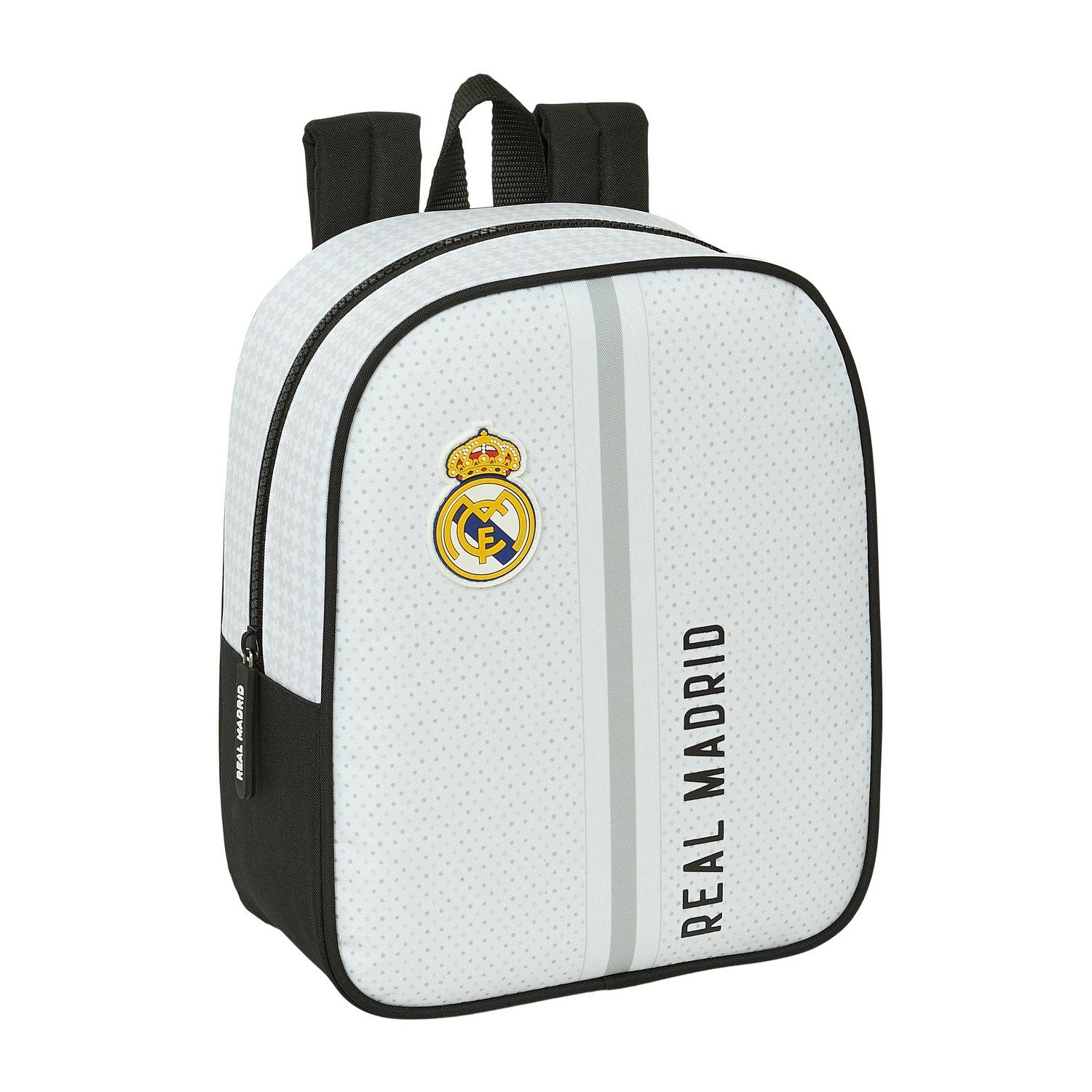 Mochila Bebé Blanca/Negra Real Madrid