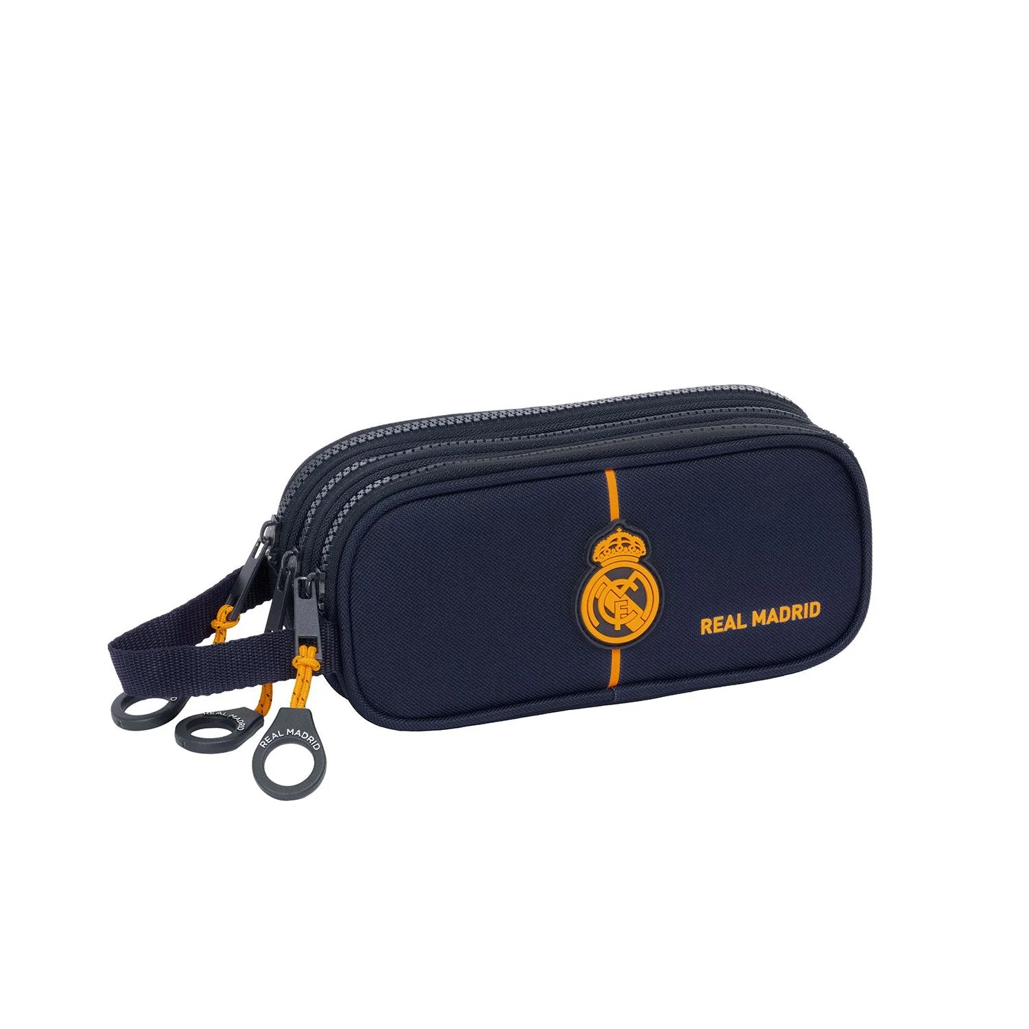 Estuche Triple Azul Marino Real Madrid