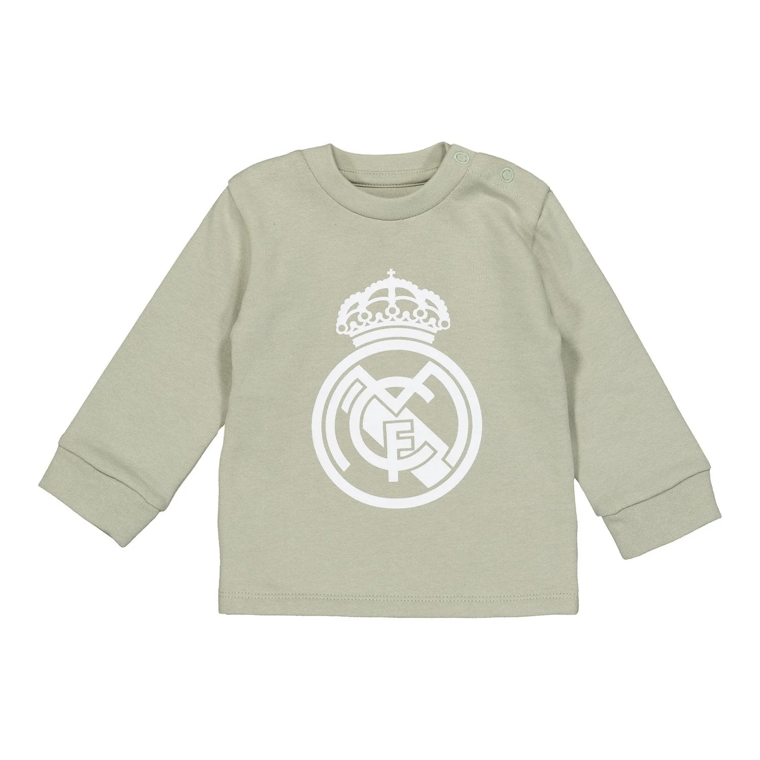 Set Pantalones y Camiseta Bebé Verde/Blanco Real Madrid - Image 2
