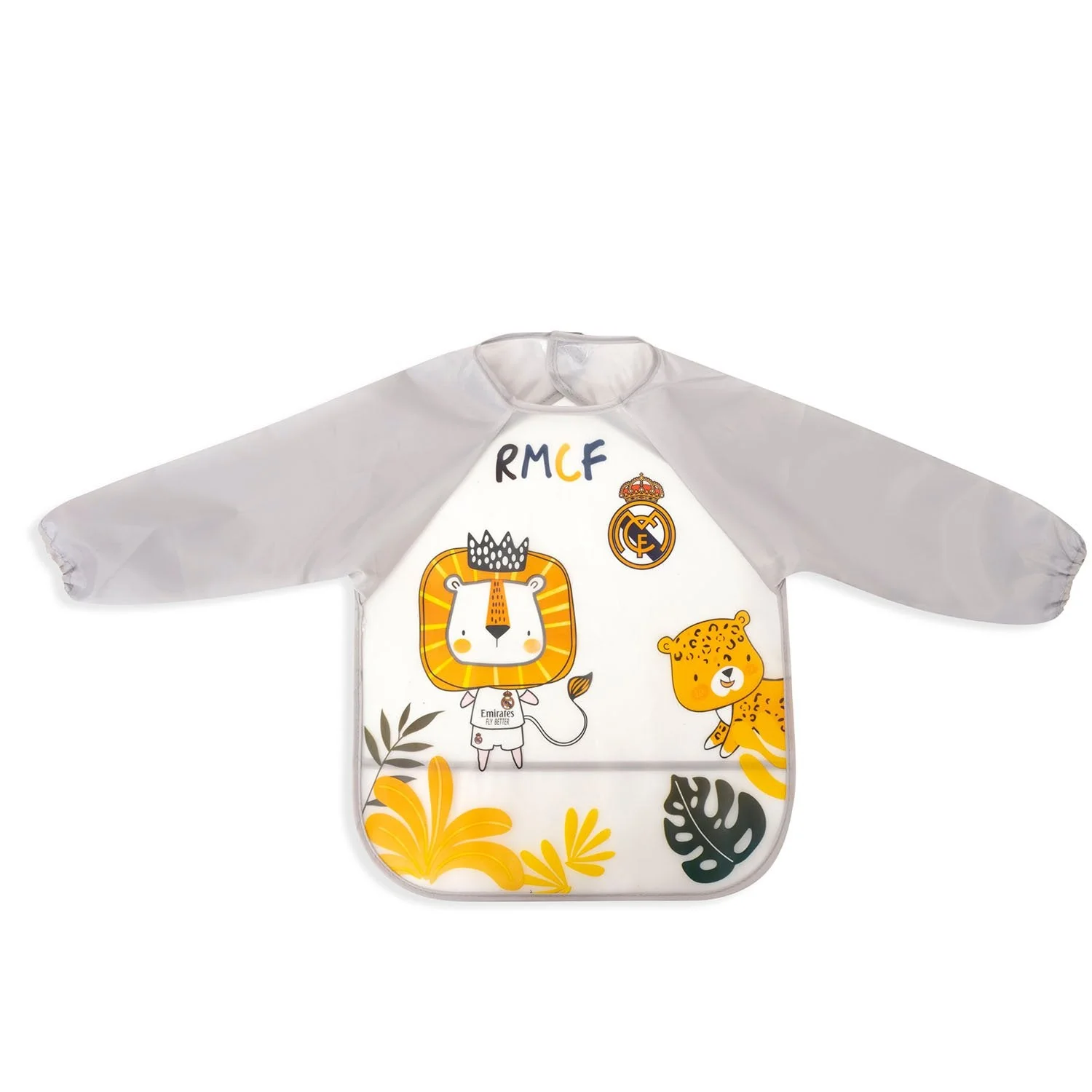 Babero con Mangas Gris Real Madrid