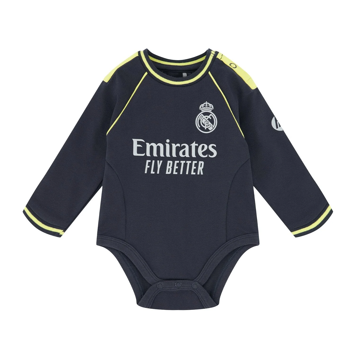 Body Bebé Segunda Equipación Manga Larga Azul Marino 25/26