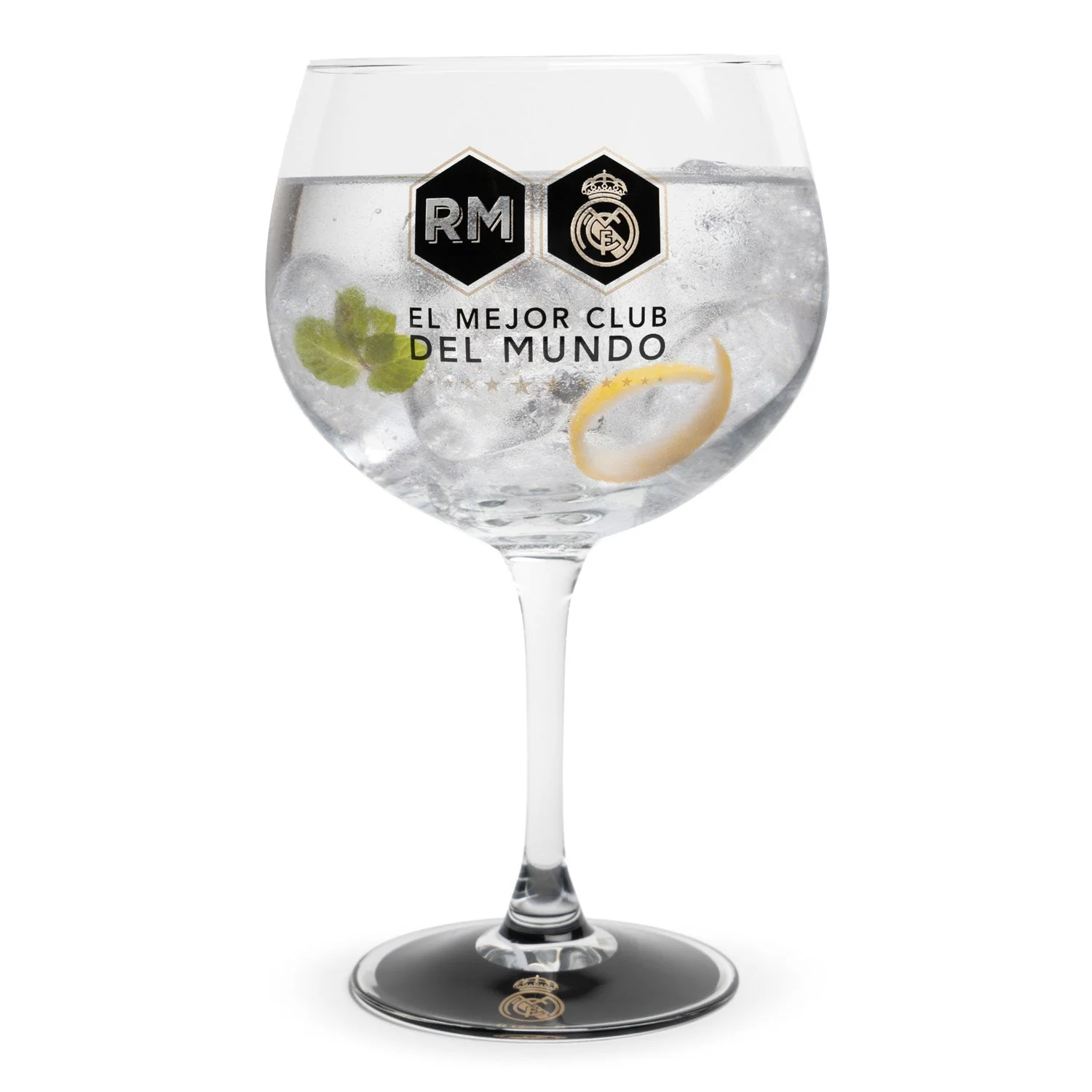 Vaso de Gin Tonic Real Madrid
