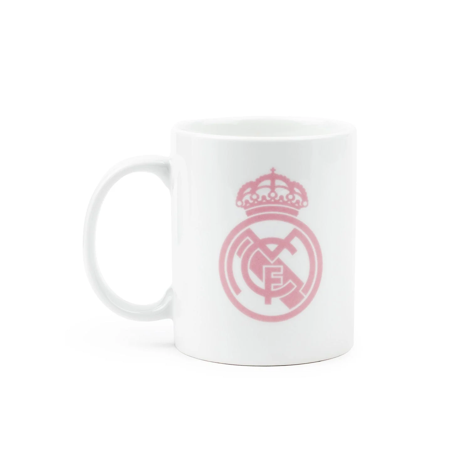 Taza Cerámica Blanca/Rosa Real Madrid