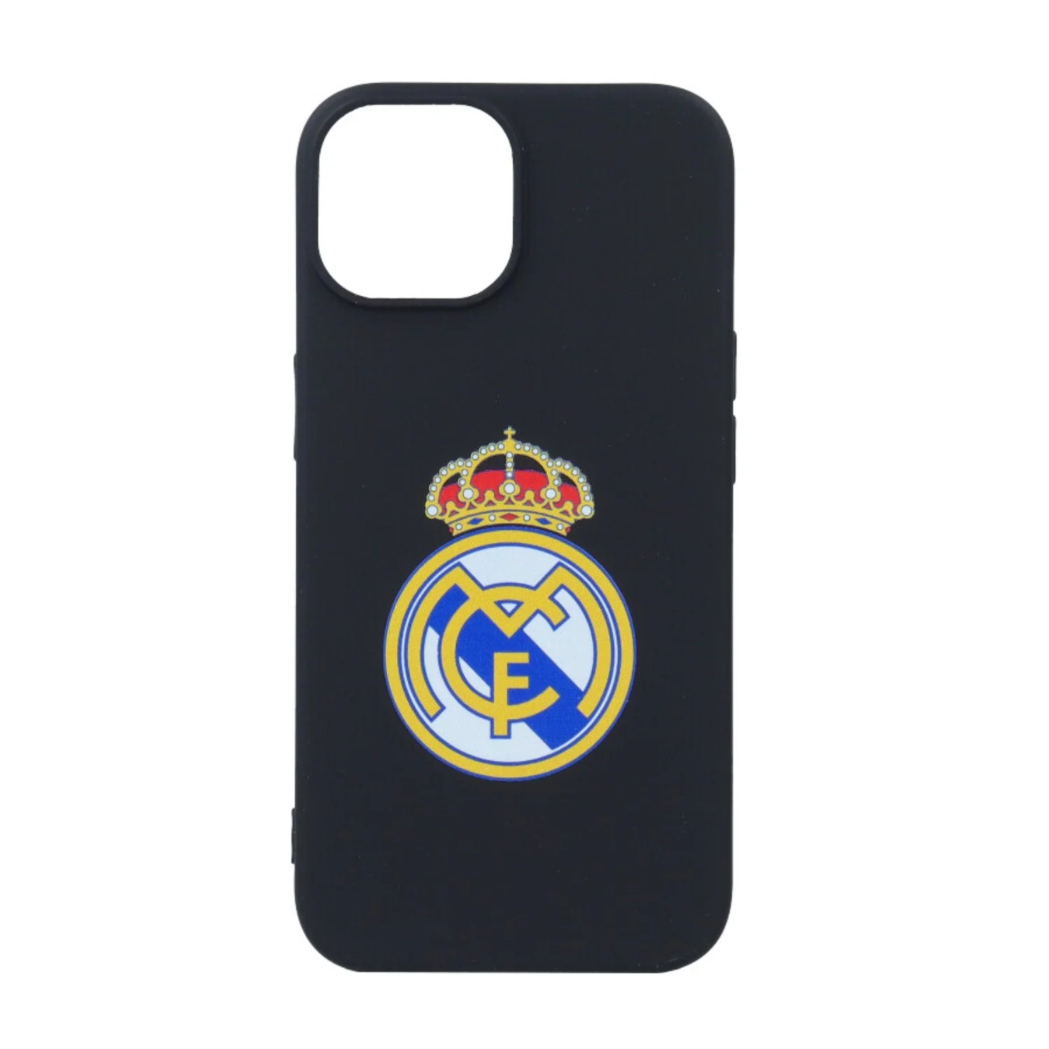 Funda iPhone 15 Escudo Negro Real Madrid
