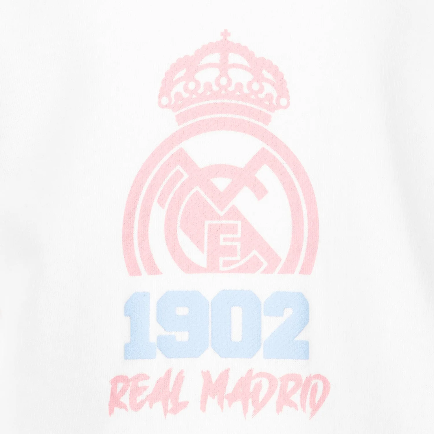 Sudadera Cuello Redondo Infantil Estampacion 1902 Blanco/Rosa - Image 4