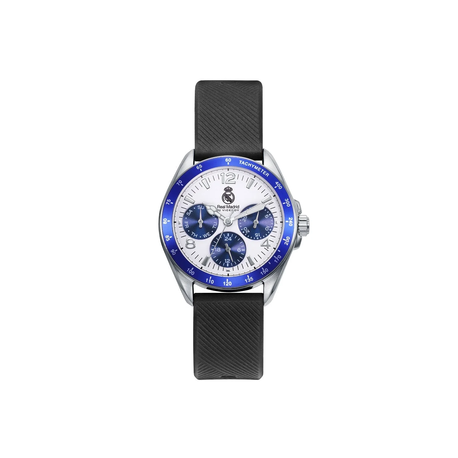Reloj Crono Viceroy Niños Correa Silicona Negro/Acero