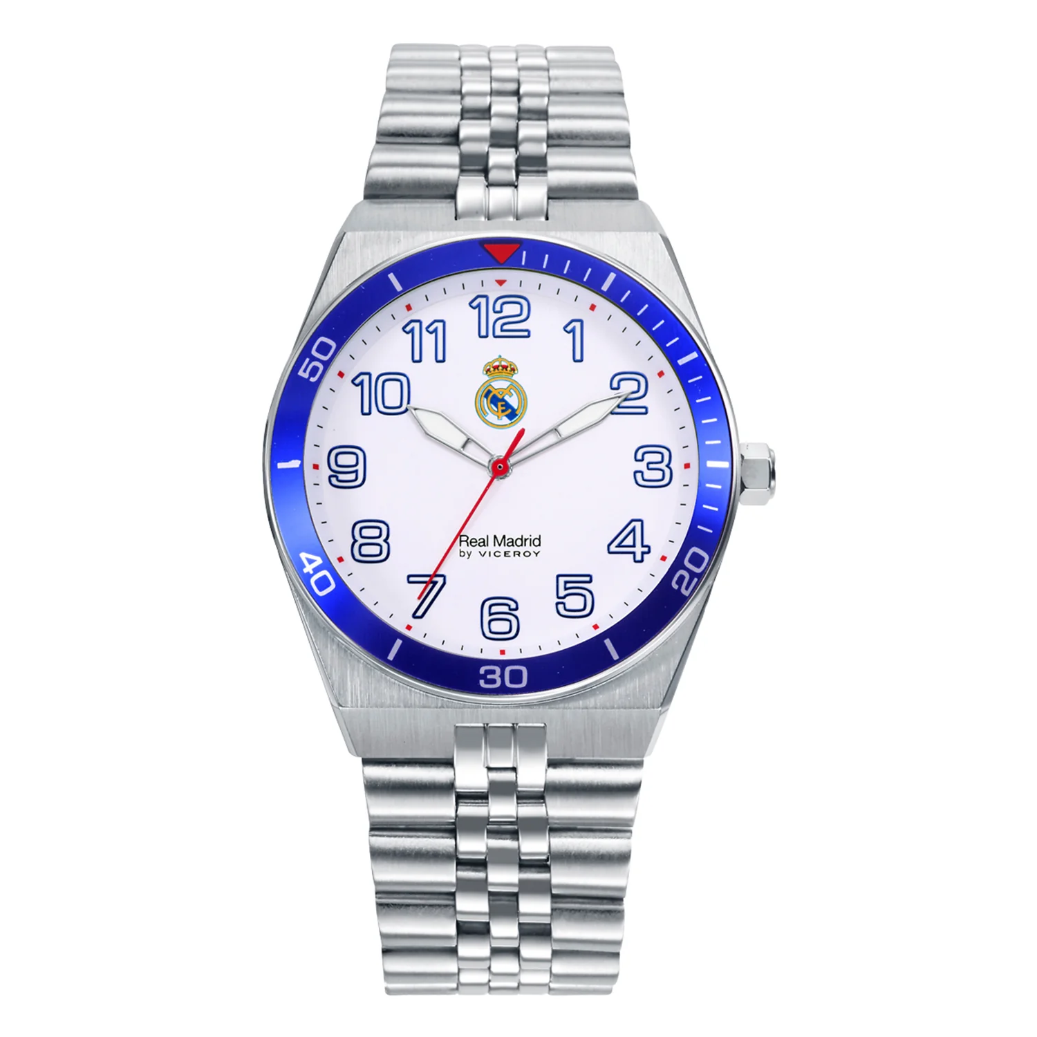 Reloj Hombre Acero Viceroy Plateado Dial Blanco
