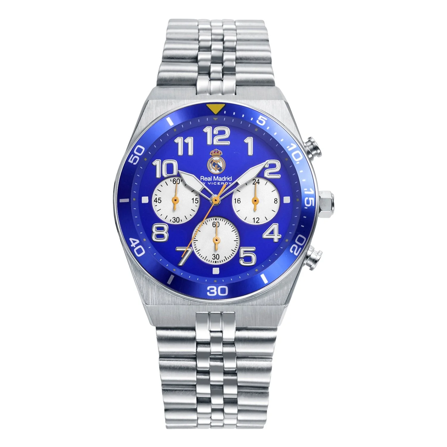 Reloj Hombre Acero Viceroy Plateado Dial Azul