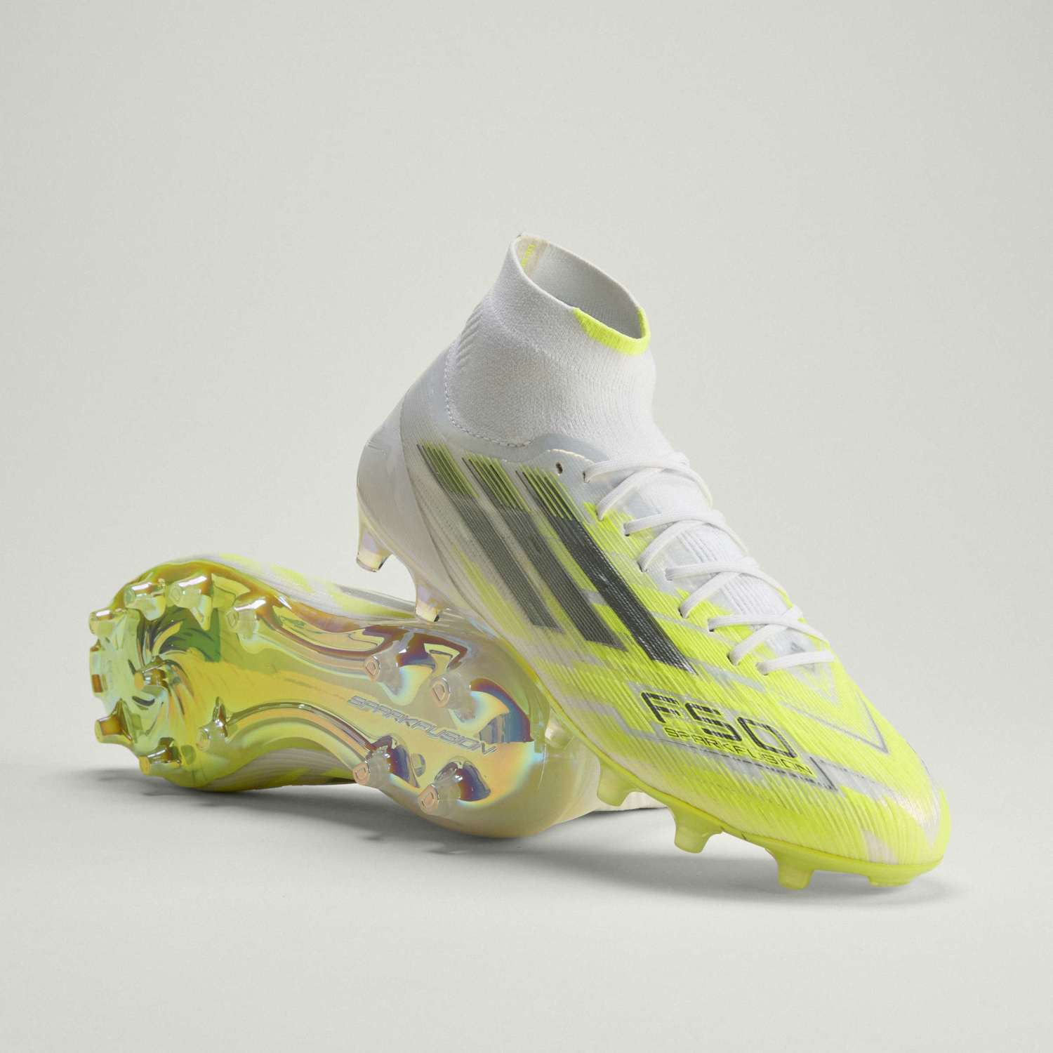 Botas de Fútbol Mujer adidas F50 Sparkfusion Elite Amarillas - Image 3