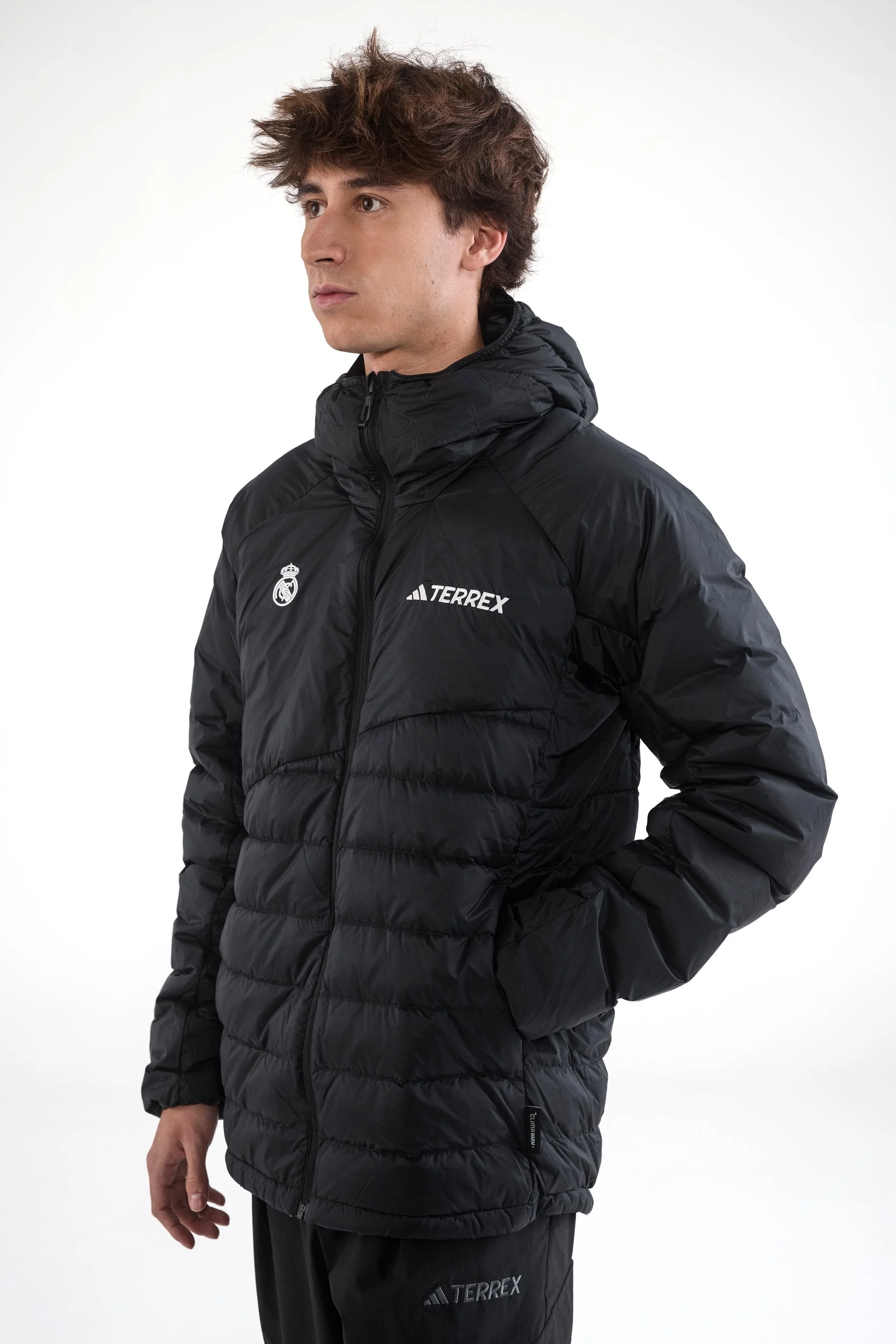 Chaqueta Impermeable Hombre adidas Terrex CLIMAWARM+ Negra - Image 6