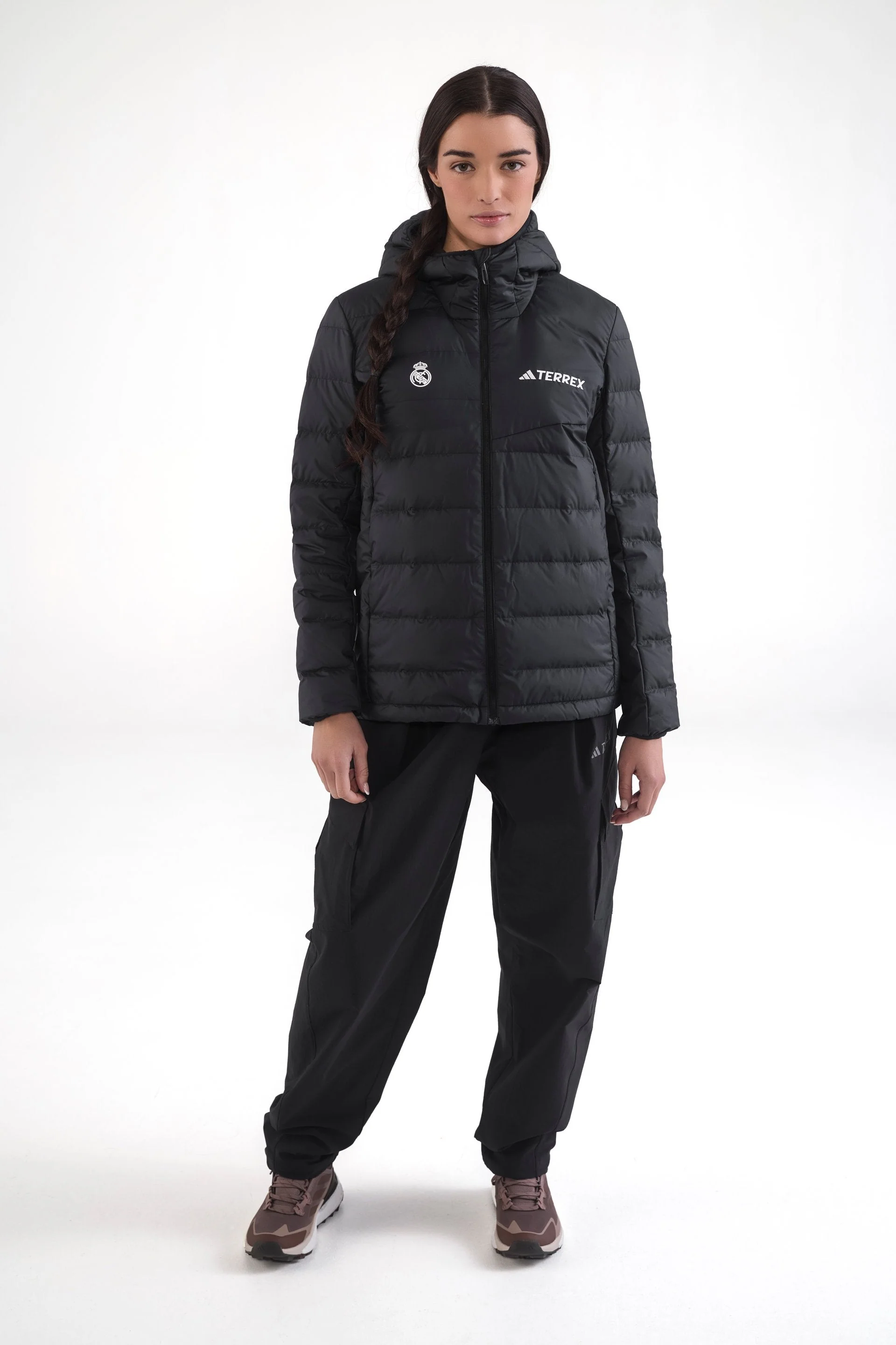 Chaqueta Plumas Impermeable Mujer adidas Terrex CLIMAWARM Negra - Image 6