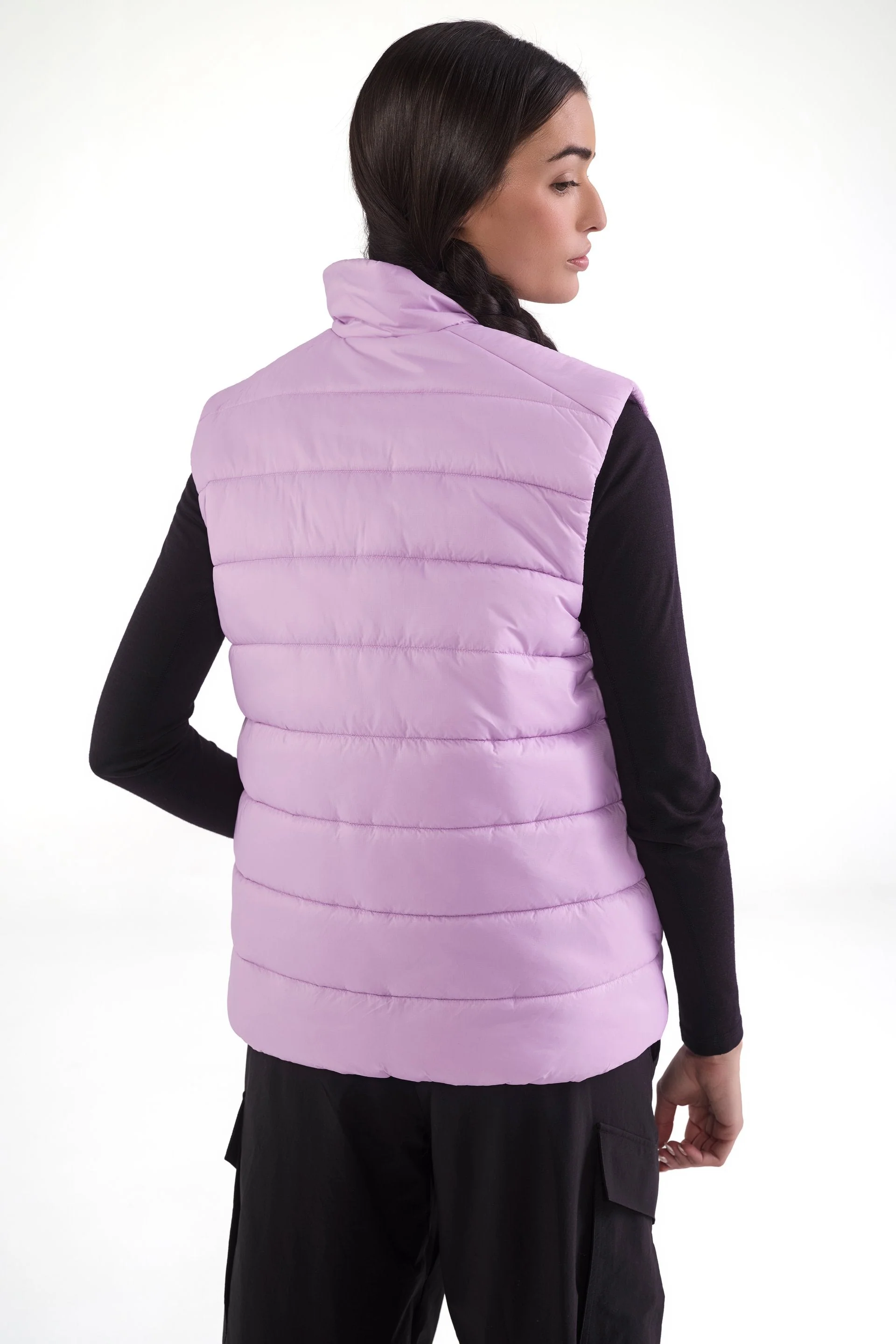 Chaleco Impermeable Mujer adidas Terrex CLIMAWARM Rosa - Image 3