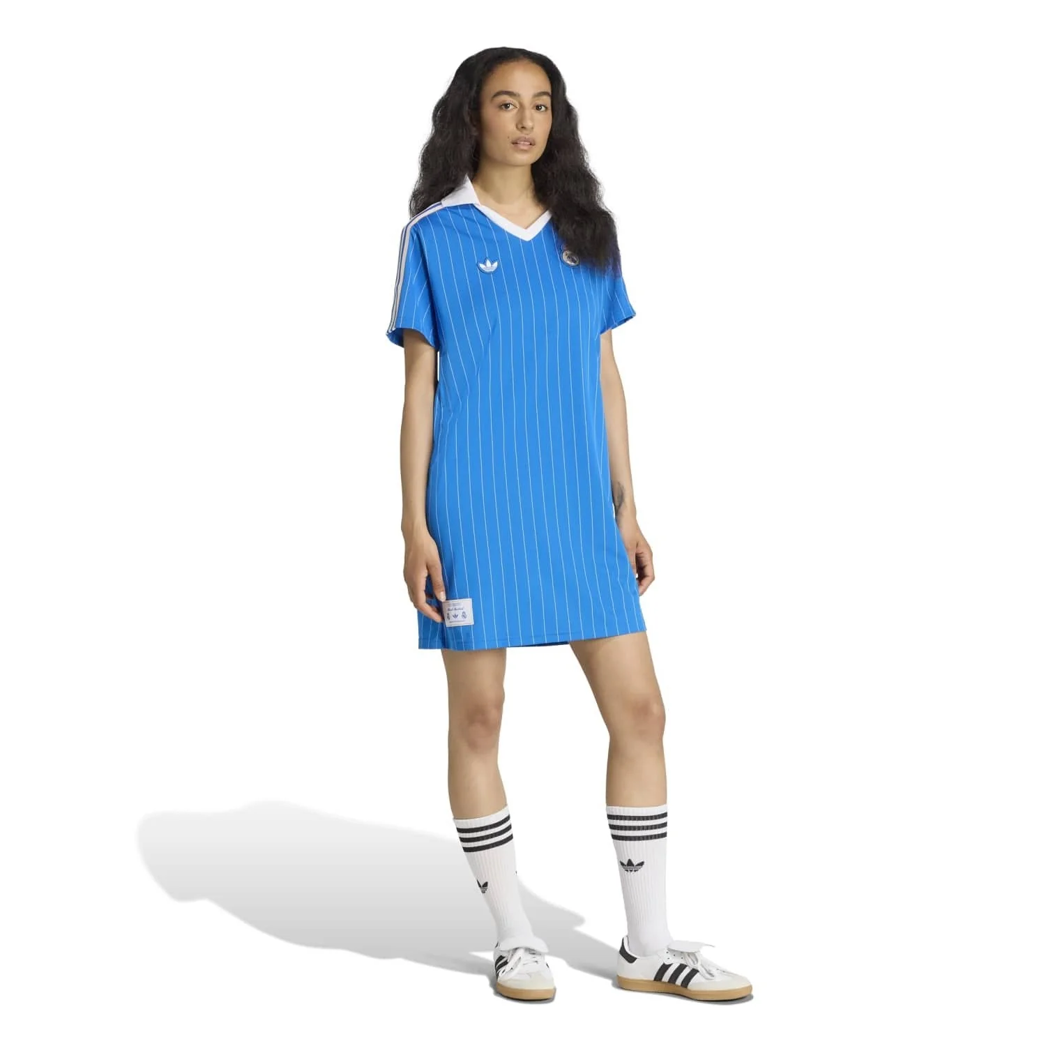 Vestido Mujer adidas Originals Terrace Icons Azul 25/26 - Image 4