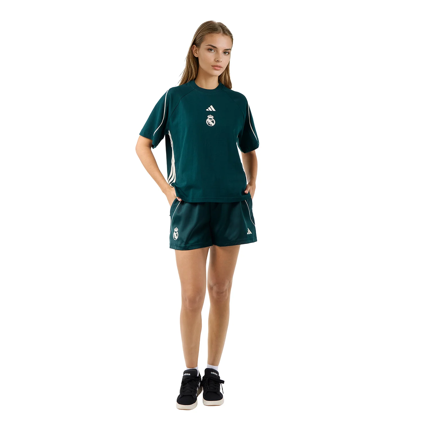 Pantalón Corto Mujer adidas Stadium Verde - Image 3