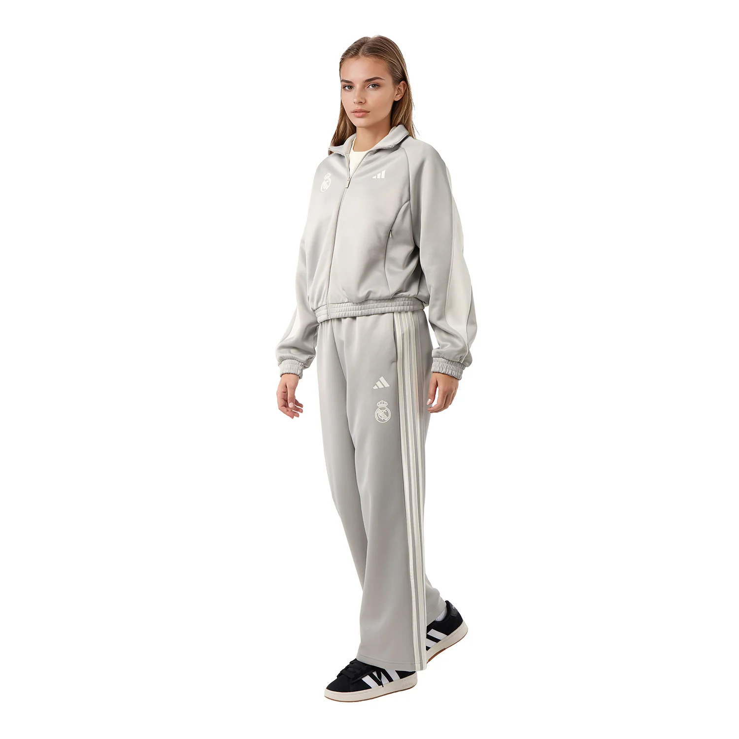 Pantalón Chándal Mujer adidas Stadium Gris - Image 3