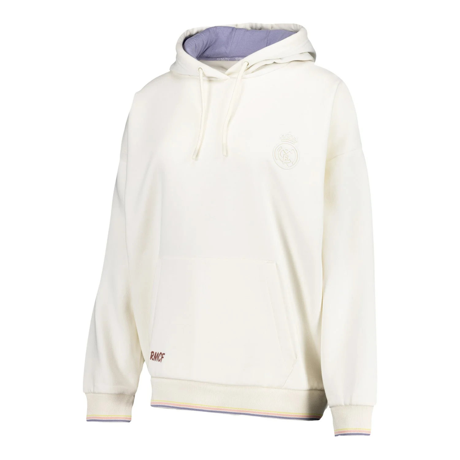Sudadera Capucha Mujer Real Madrid Ladies Vintage Crema - Image 3