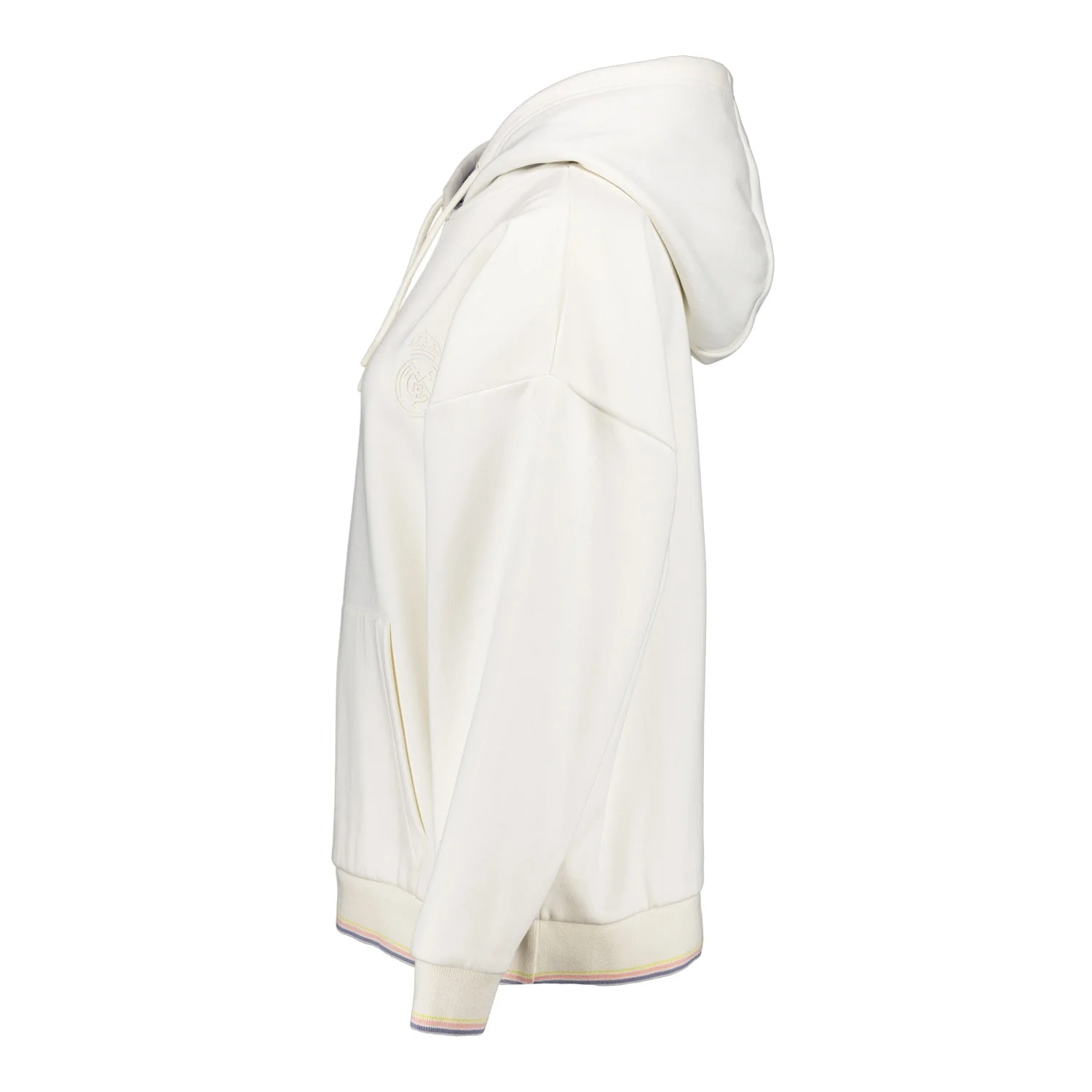 Sudadera Capucha Mujer Real Madrid Ladies Vintage Crema - Image 4