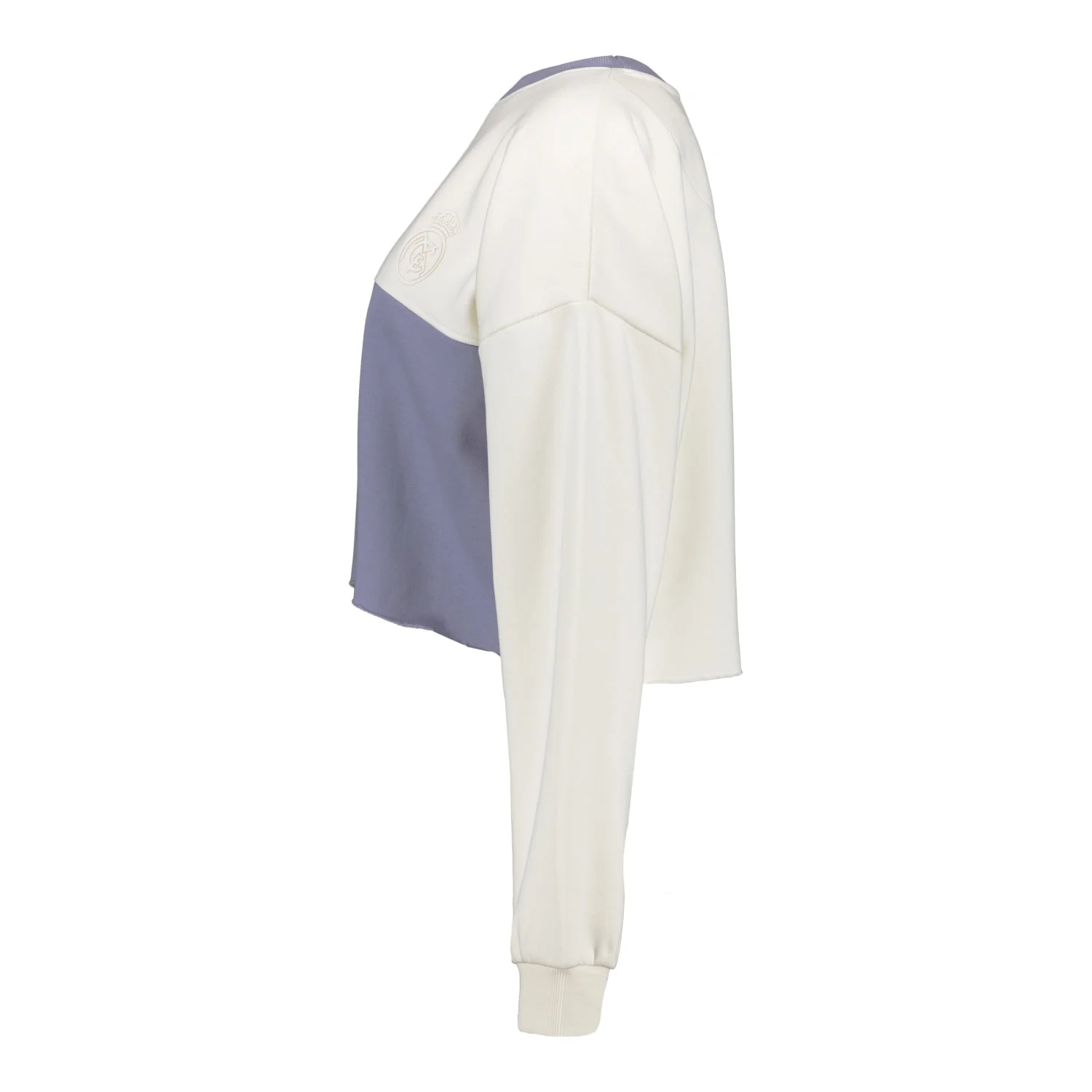 Sudadera Mujer Real Madrid Ladies Vintage Crop Crema - Image 5