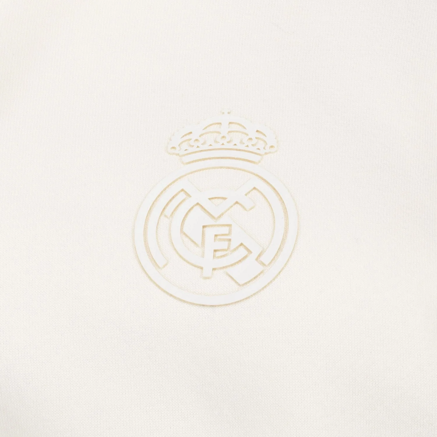 Sudadera Mujer Real Madrid Ladies Vintage 1/4 Cremallera Crema - Image 4