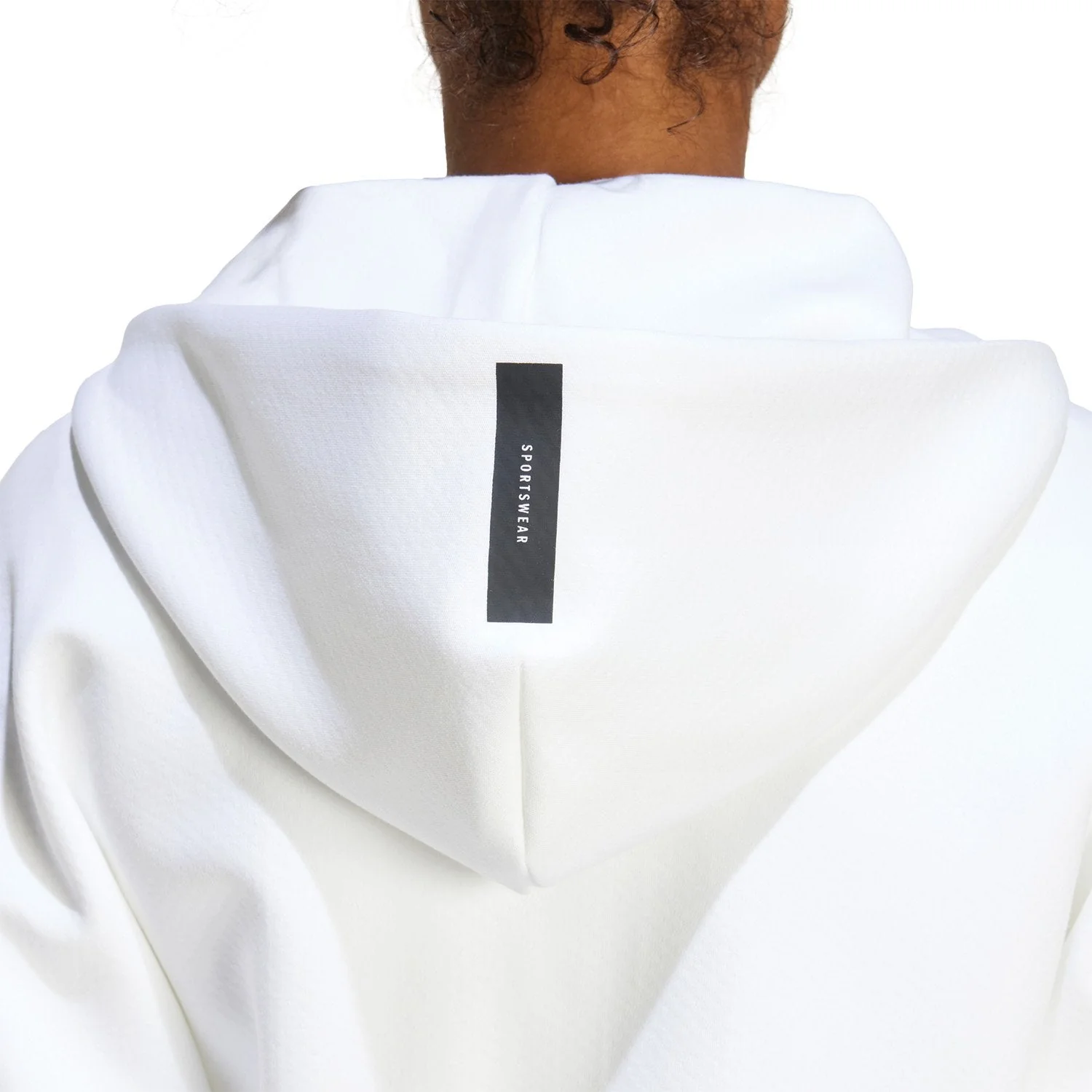 Chaqueta Cremallera Mujer adidas Real Urban Blanca - Image 4