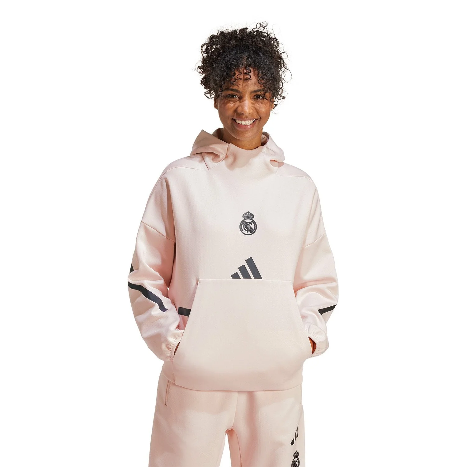 Sudadera con capucha Mujer adidas Real Urban Rosa - Image 2