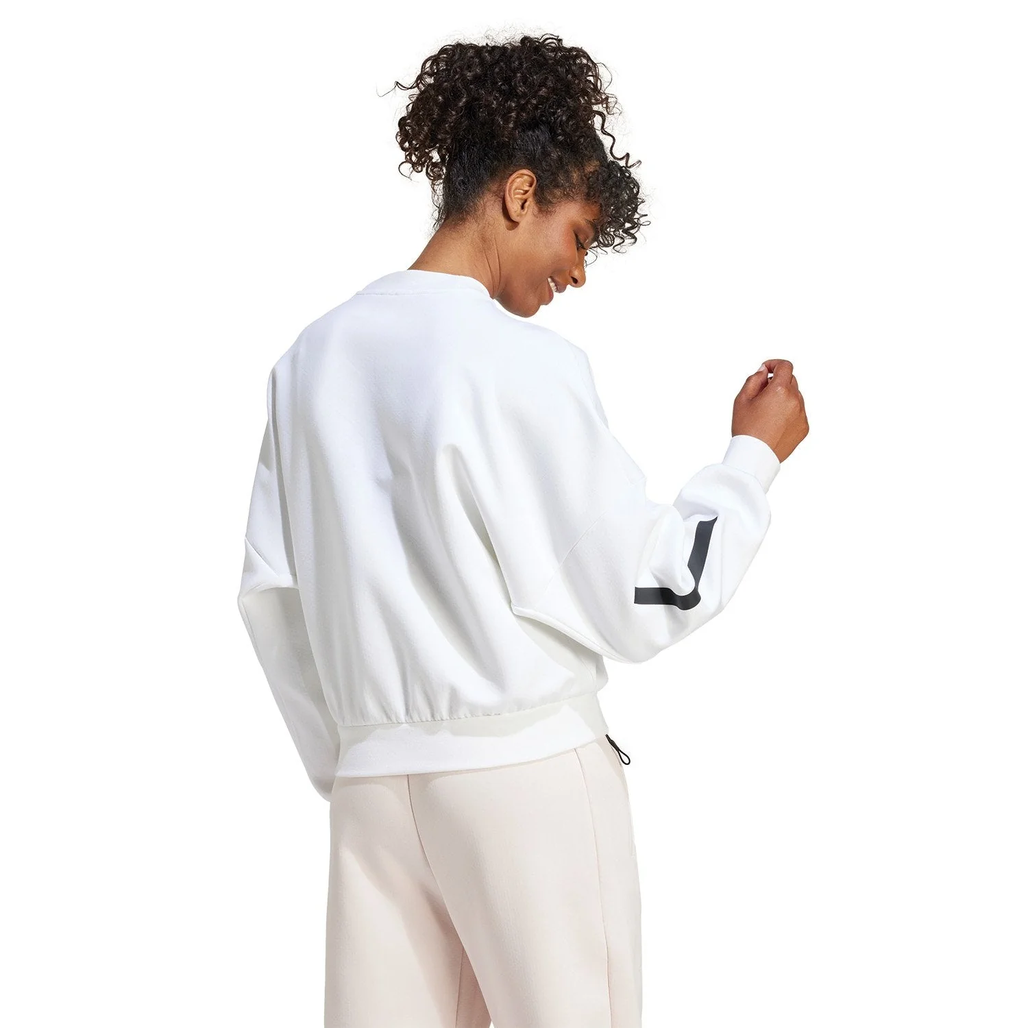 Sudadera Mujer adidas Real Urban Blanca - Image 3