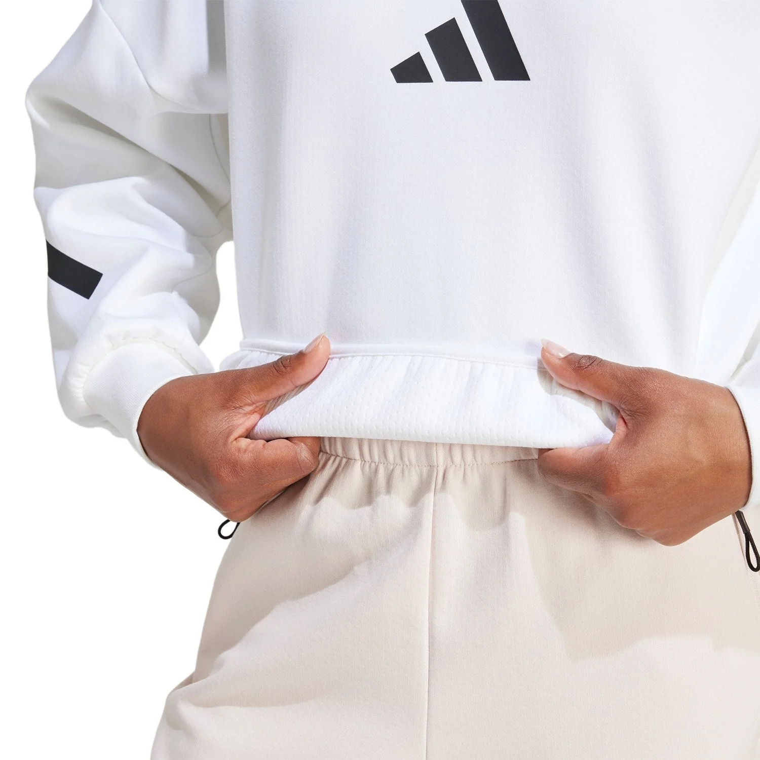 Sudadera Mujer adidas Real Urban Blanca - Image 4