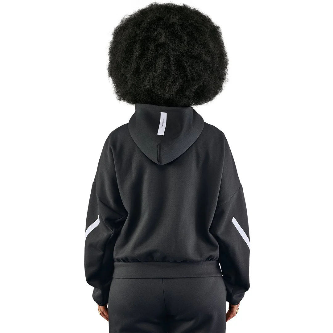 Chaqueta Cremallera Mujer adidas Real Urban Negra - Image 3