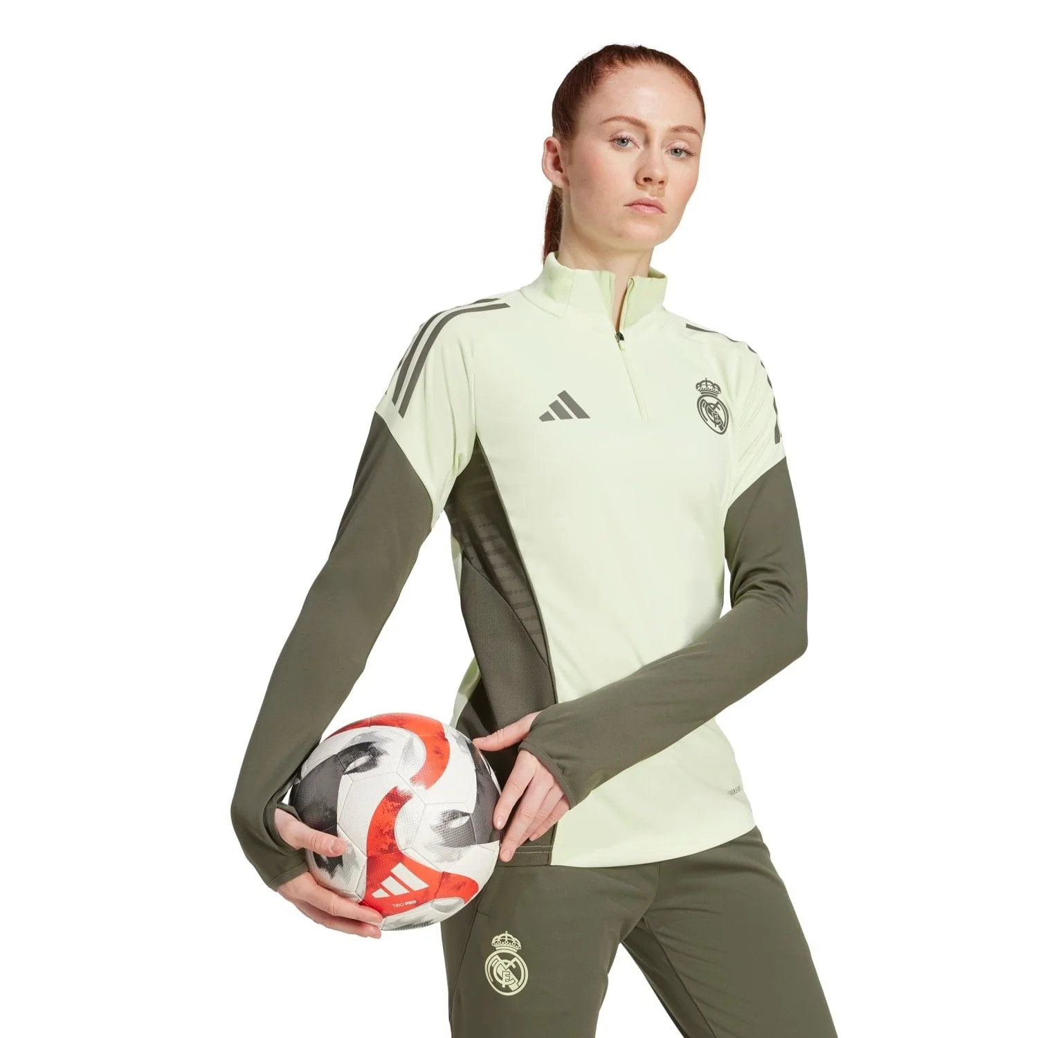 Sudadera Mujer adidas Entrenamiento 25/26 Verde Lima - Image 4