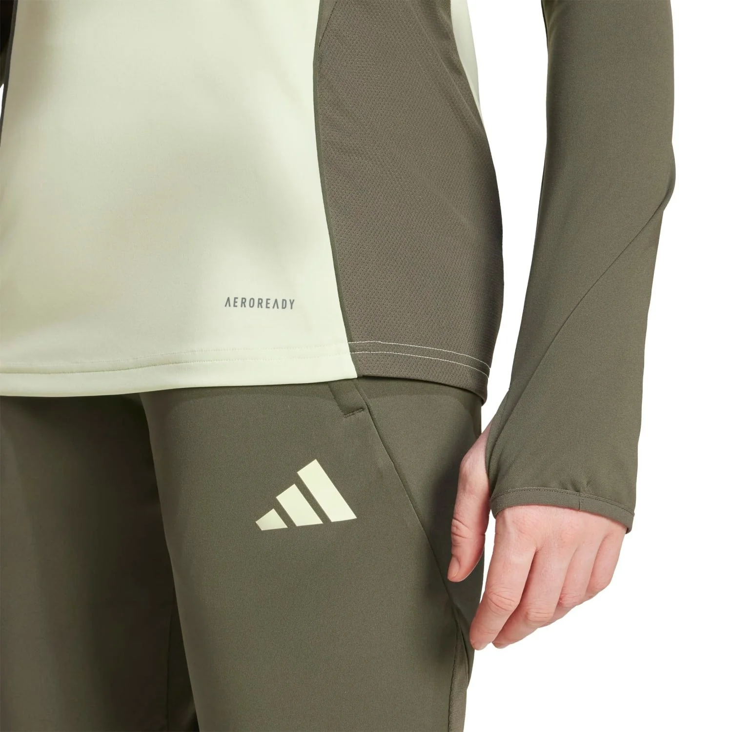 Sudadera Mujer adidas Entrenamiento 25/26 Verde Lima - Image 6