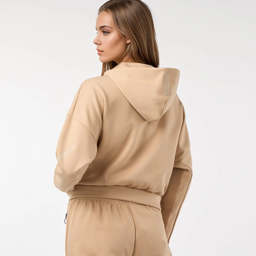 Chaqueta Mujer Adidas Real Urban Beige - Image 5