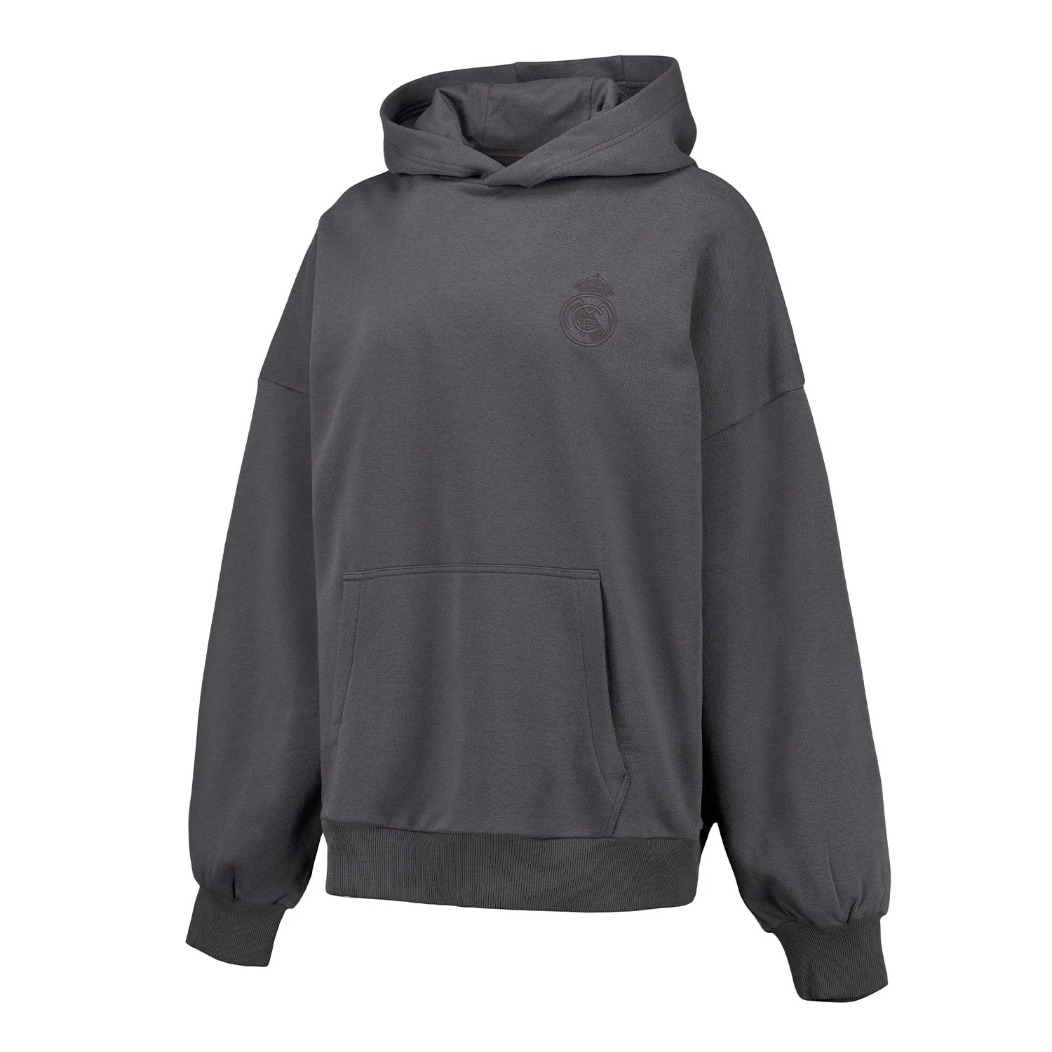 Sudadera con Capucha Vintage Mujer Gris Oscuro - Image 3