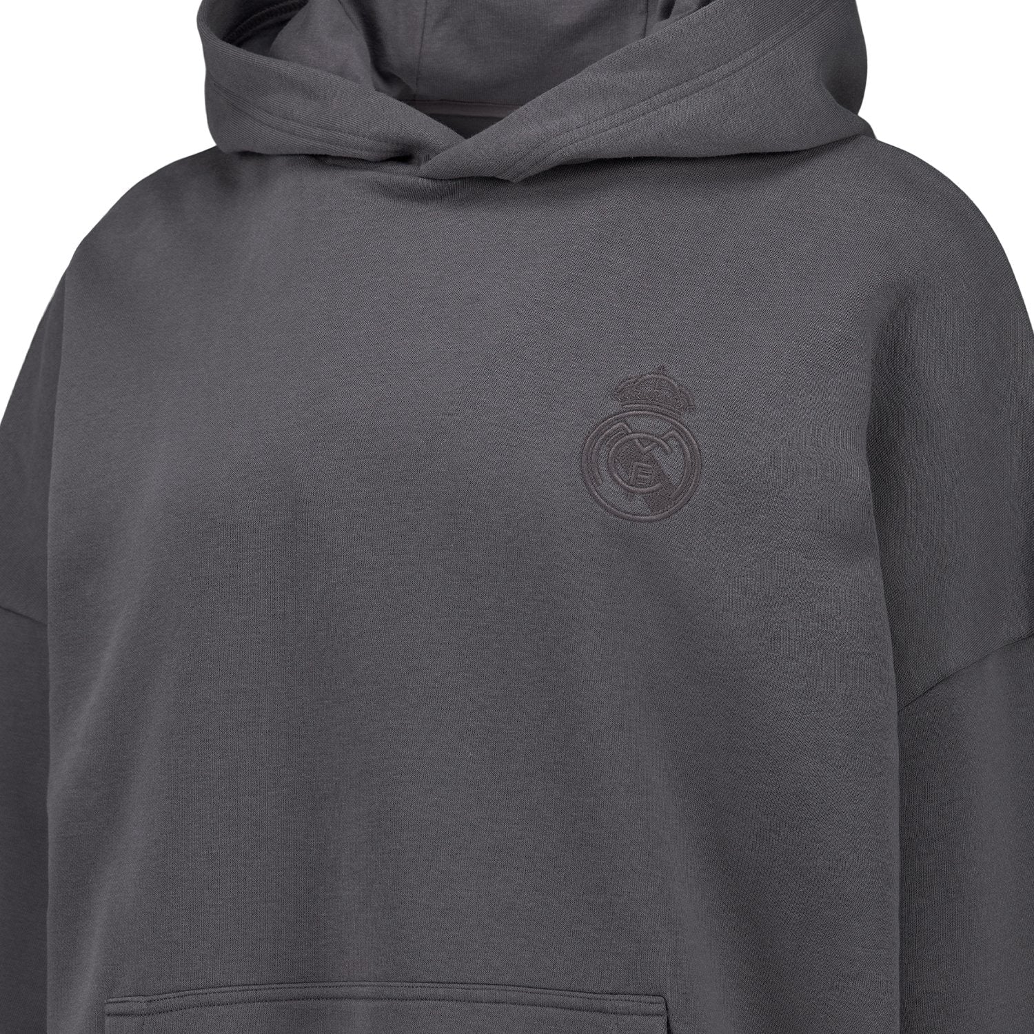 Sudadera con Capucha Vintage Mujer Gris Oscuro - Image 4
