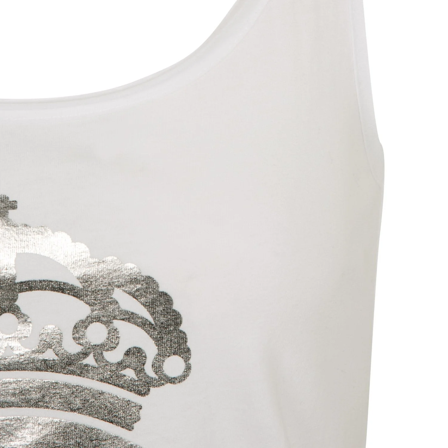 Camiseta Tirantes Escudo Blanca Mujer Real Madrid - Image 3