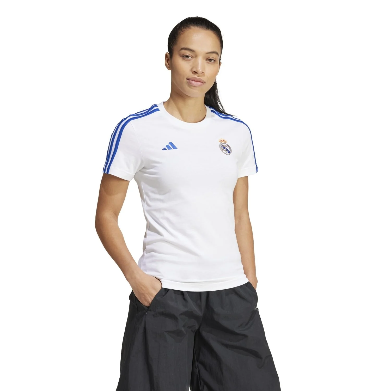 Camiseta adidas 3 Bandas Mujer 25/26 - Image 4