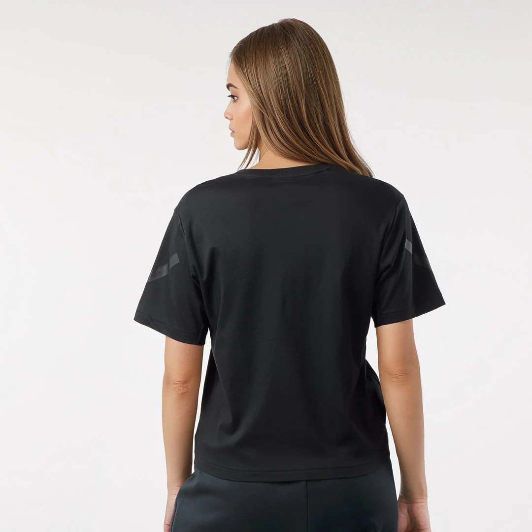 Camiseta Mujer adidas Real Urban Negra - Image 4