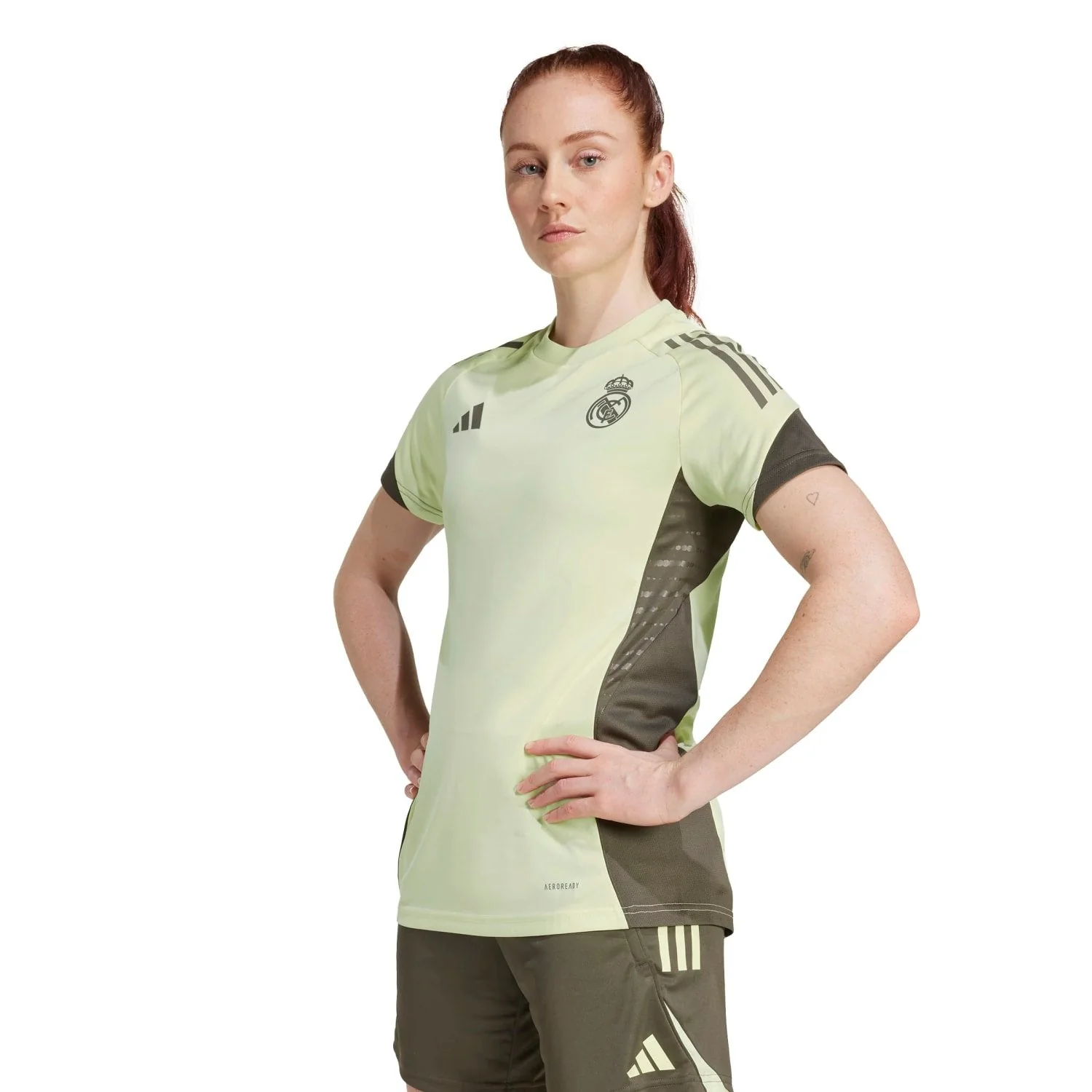 Camiseta Mujer adidas Entrenamiento 25/26 Verde Lima - Image 6