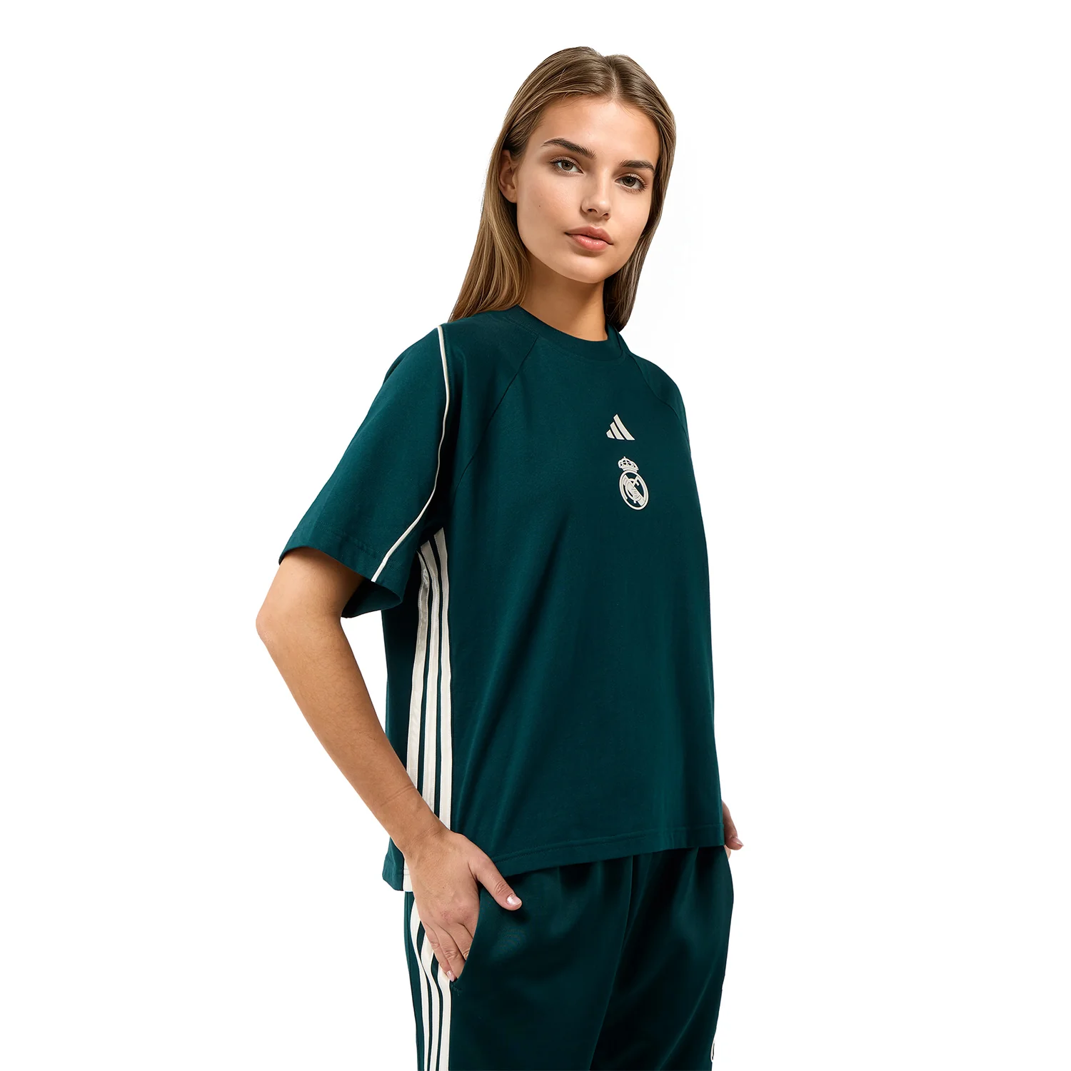 Camiseta Mujer adidas Stadium Verde - Image 4