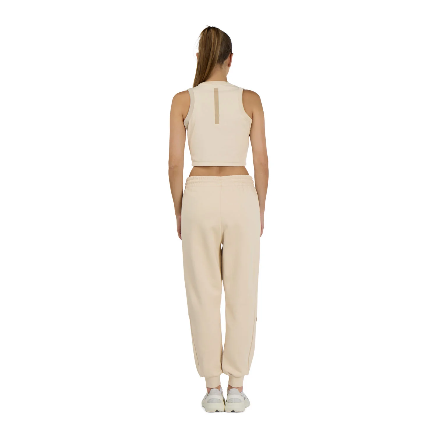 Camiseta Top Mujer adidas Real Urban Z.N.E Beige - Image 5
