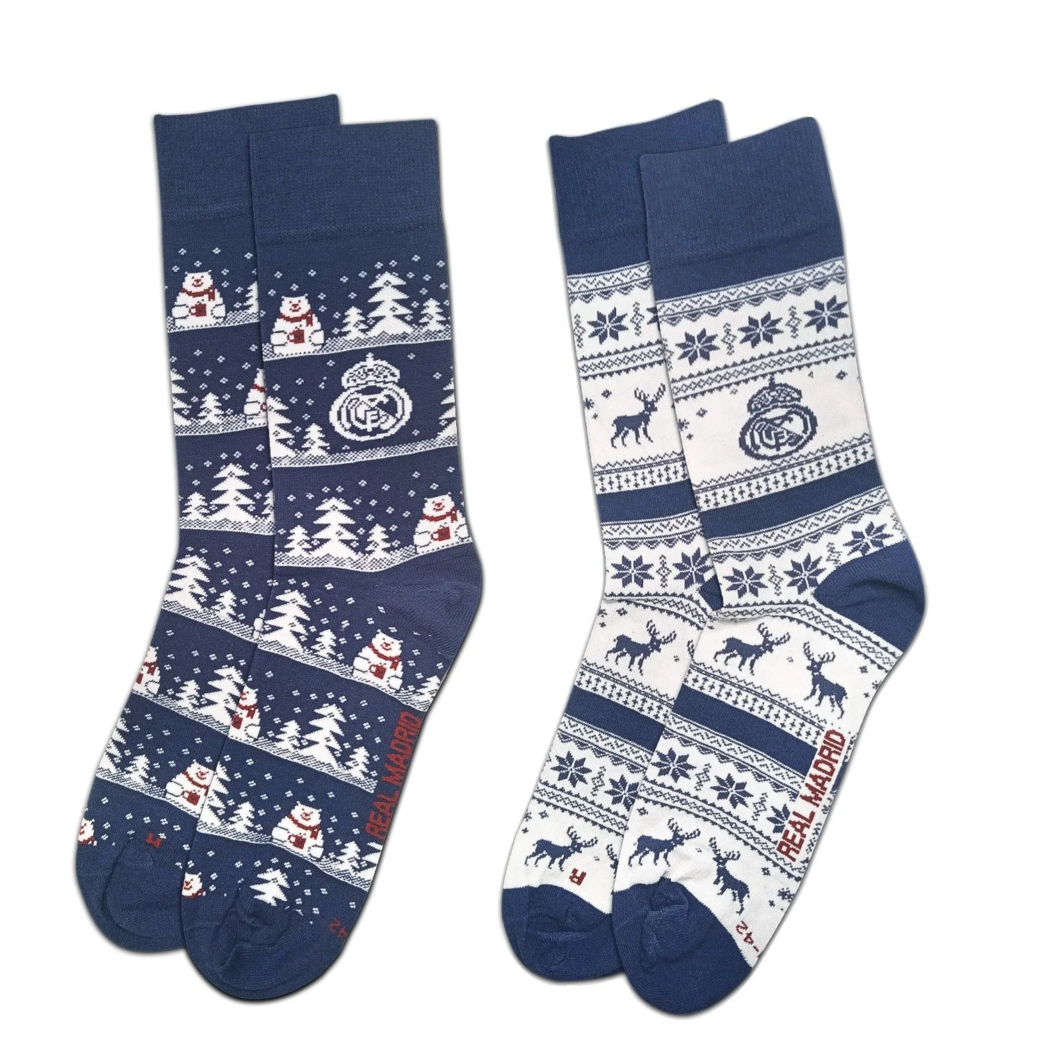 Pack 2 Calcetines Navidad Real Madrid