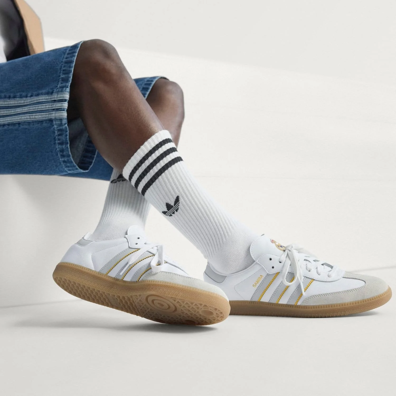 Zapatillas adidas Samba Real Madrid 25/26 Blancas - Image 18