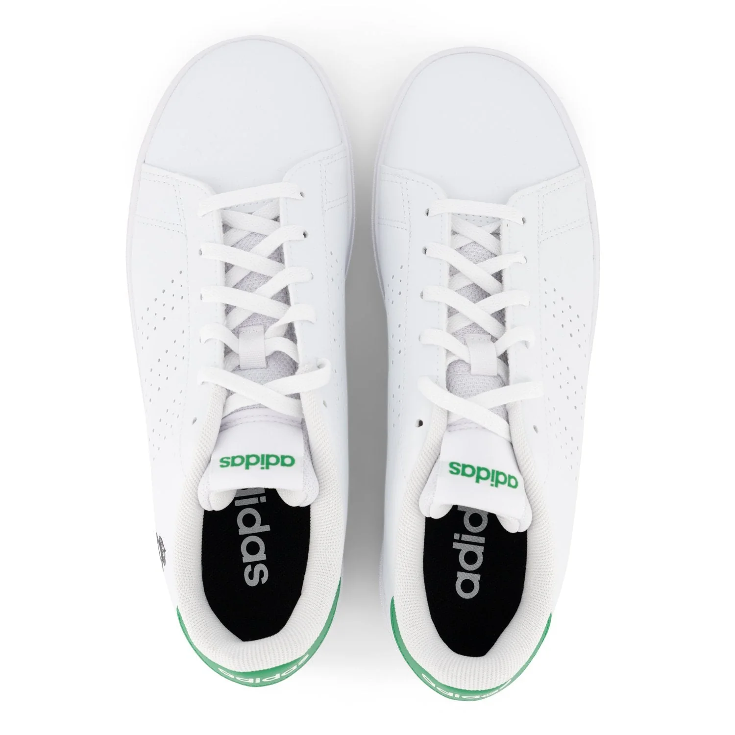 Zapatillas Niño adidas Advantage 2.0 Blanco/Verde - Image 5