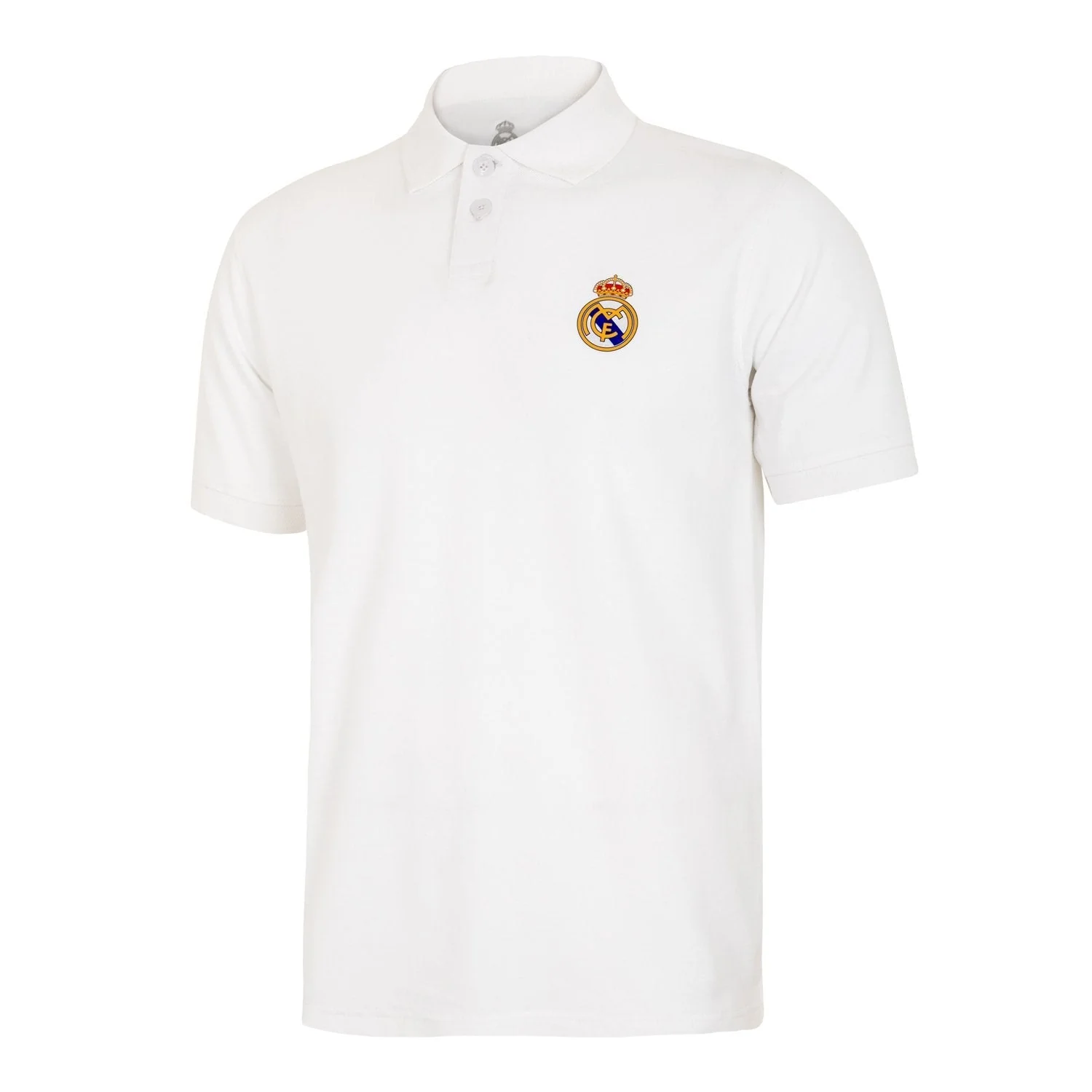 Polo Blanco Hombre Escudo Color Essentials