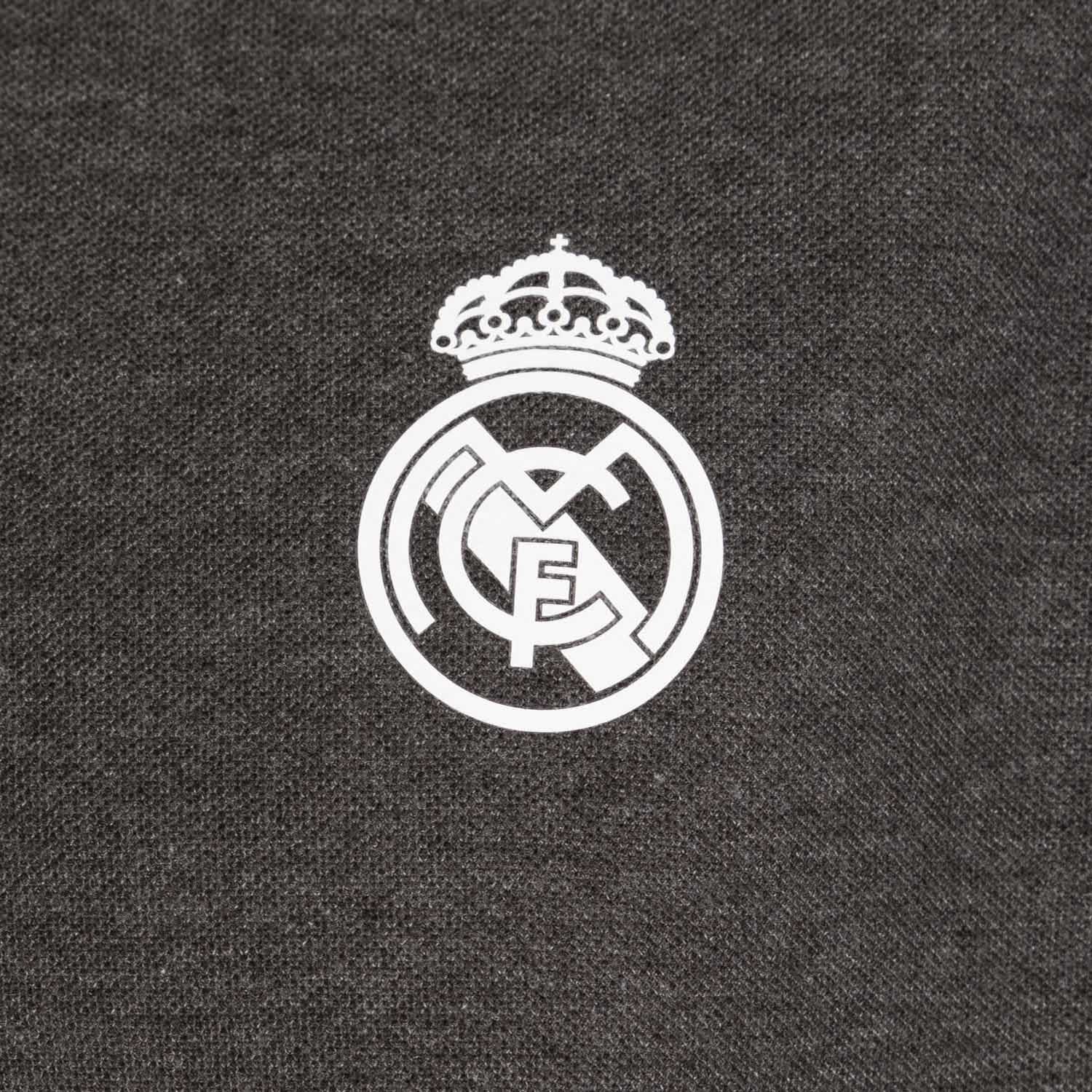Polo Gris Oscuro Hombre Escudo Monocolor Essentials - Image 4