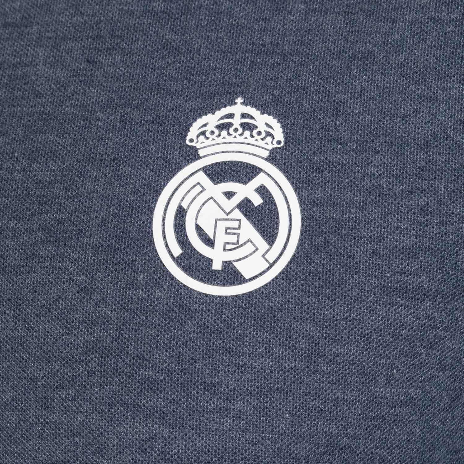 Polo Azul Hombre Escudo Monocolor Essentials - Image 3
