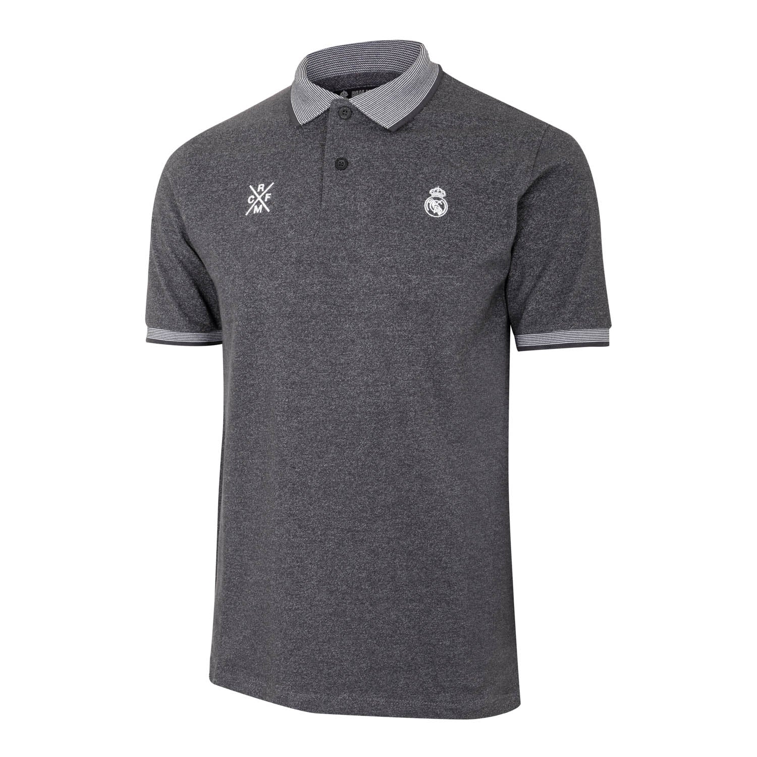 Real Madrid Polo Hombre Gris