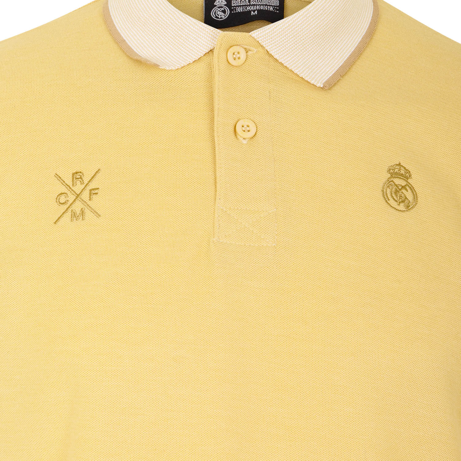 Real Madrid Polo Hombre Beige - Image 3