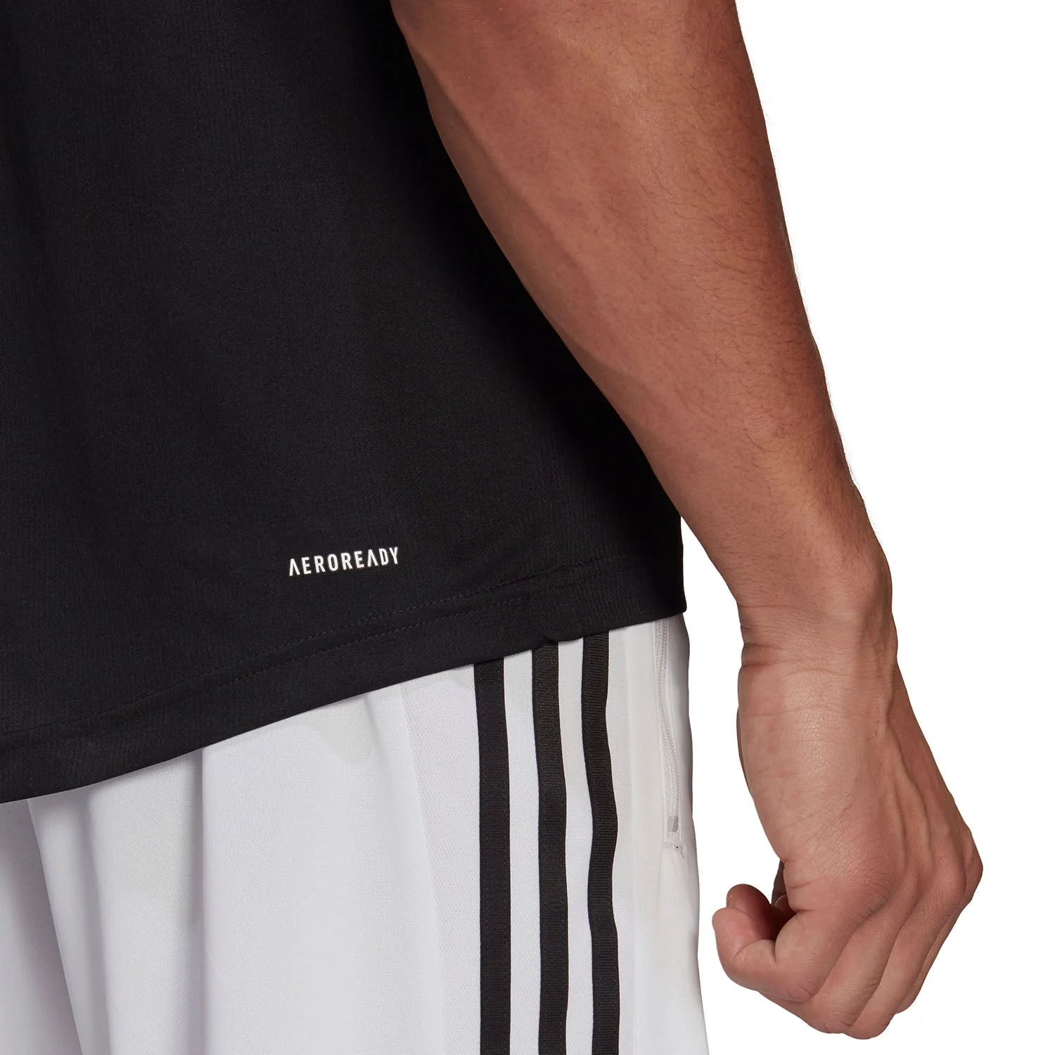 Polo Hombre Entrenamiento TTS Negro adidas - Image 3