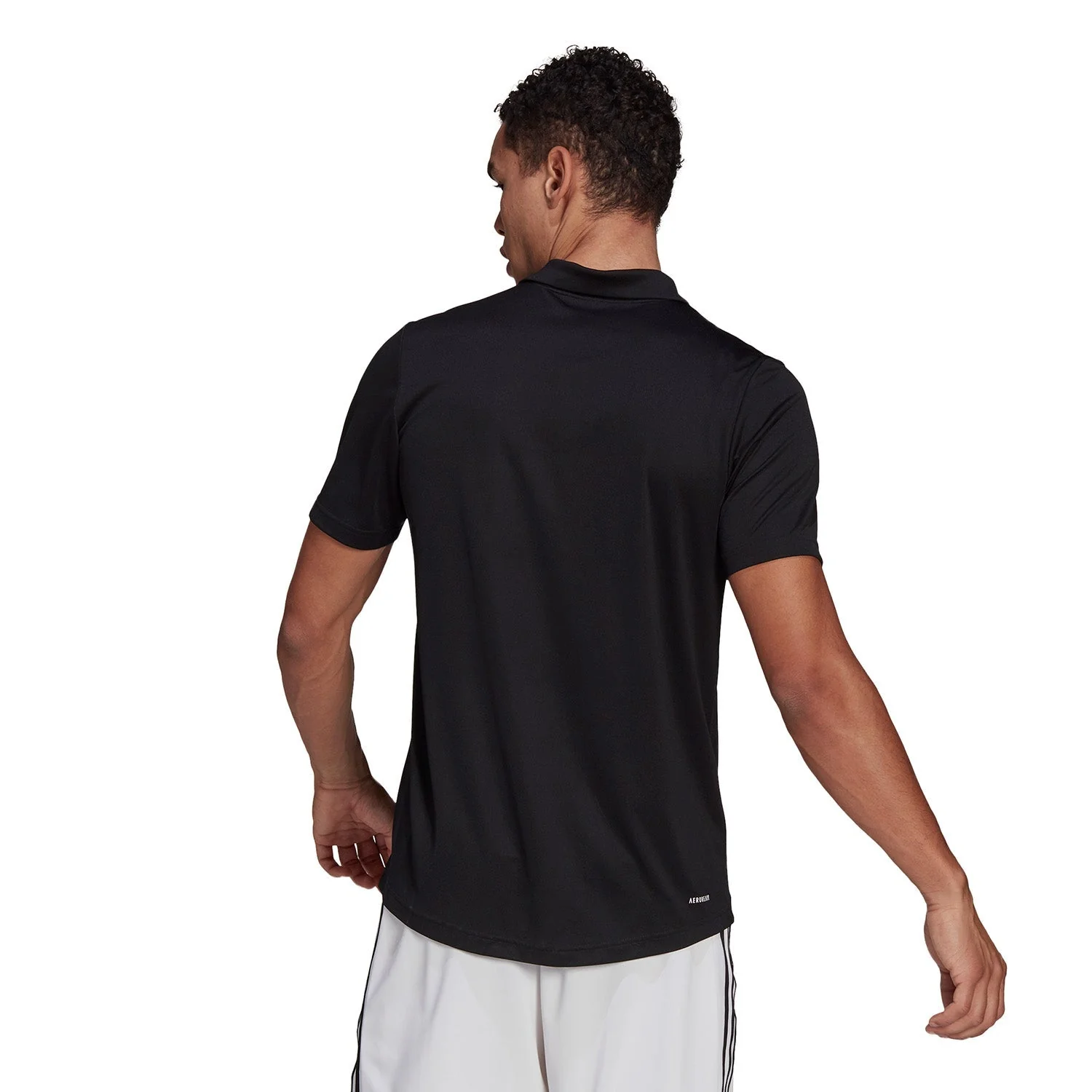 Polo Hombre Entrenamiento TTS Negro adidas - Image 4